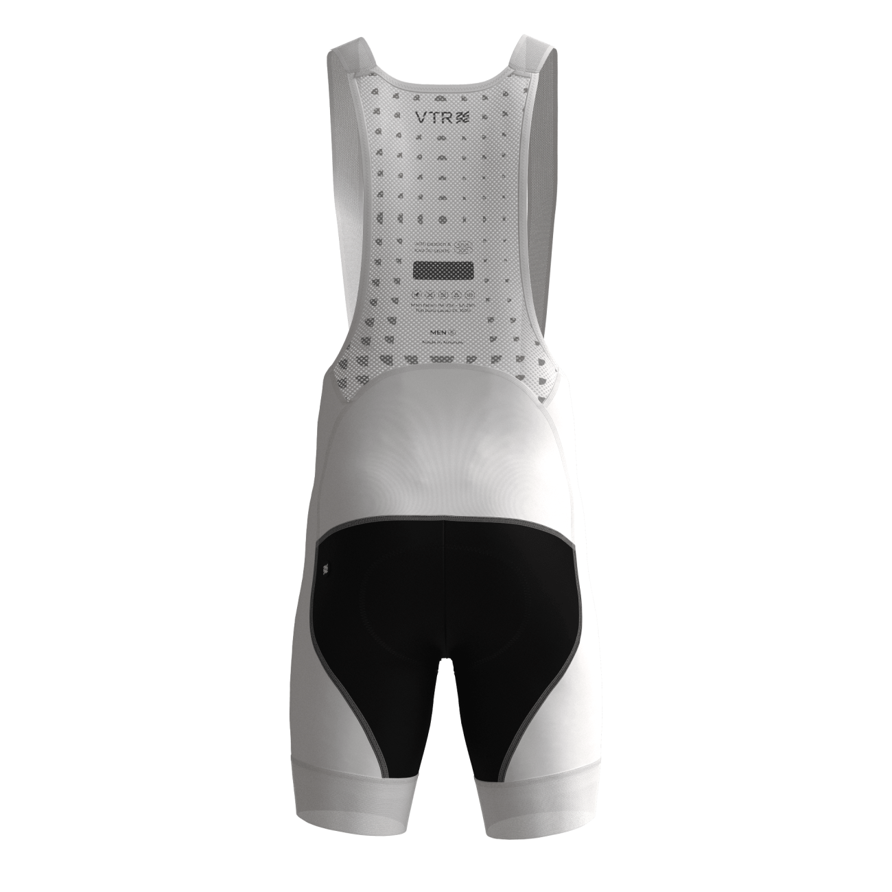 Велотрусы с подкладкой и лямками, мужская классическая модель VTR-02