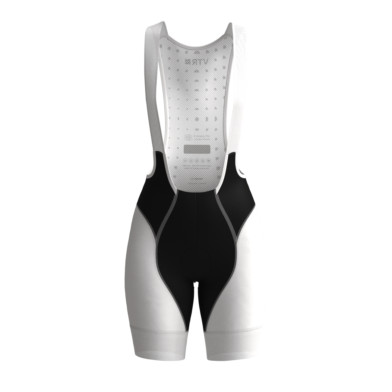 Велотрусы с подкладкой и лямками, женская классическая модель VTR-04