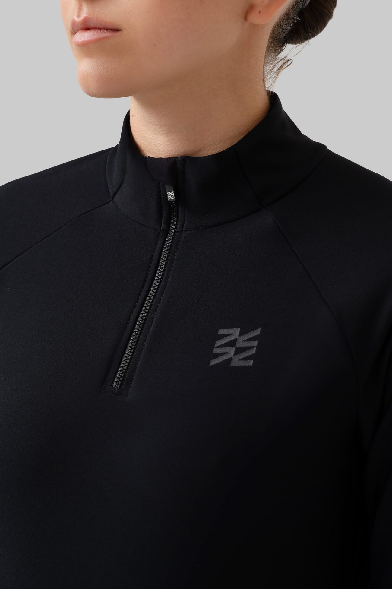 Женский Беговой Утеплённый Лонгслив Practice Black