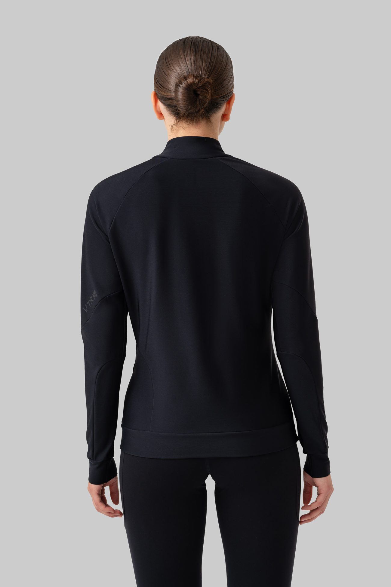 Женский Беговой Утеплённый Лонгслив Practice Black