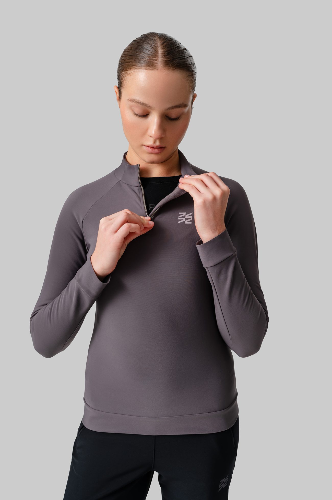 Женский Беговой Утеплённый Лонгслив Practice Pavement