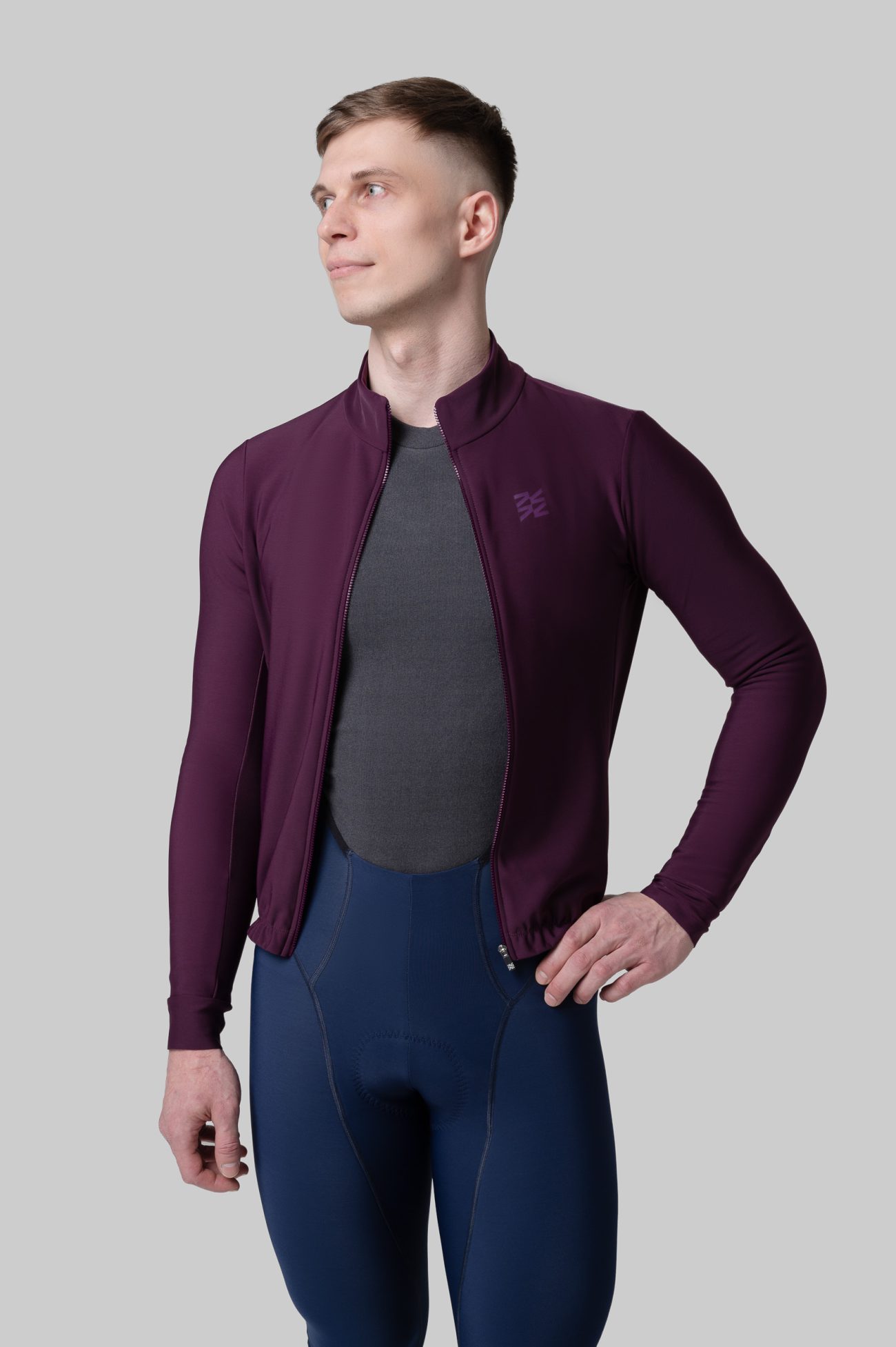 Мужская Утепленная Джерси Evolve Plum