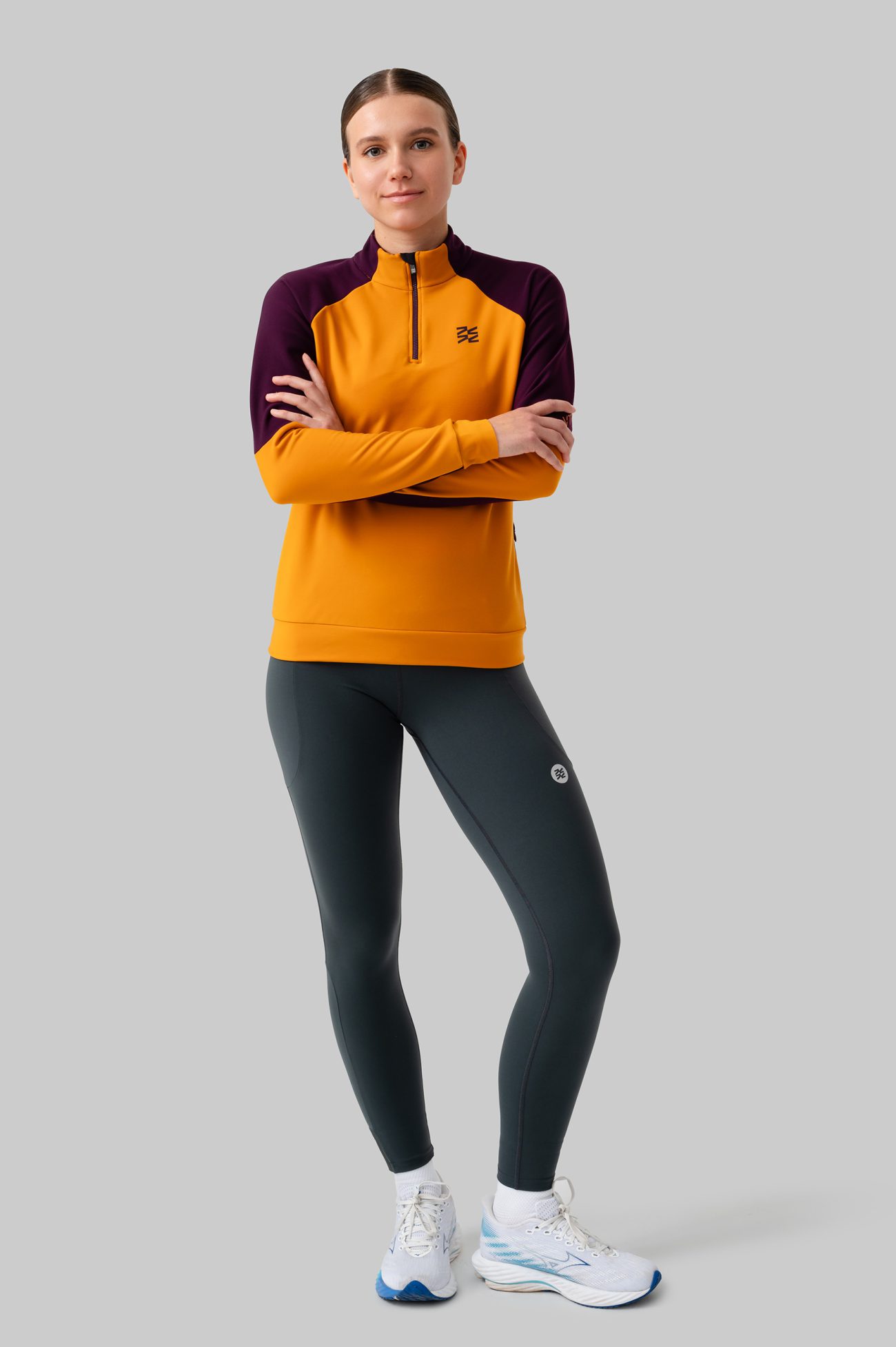 Женский Беговой Утеплённый Лонгслив Practice Goldplum