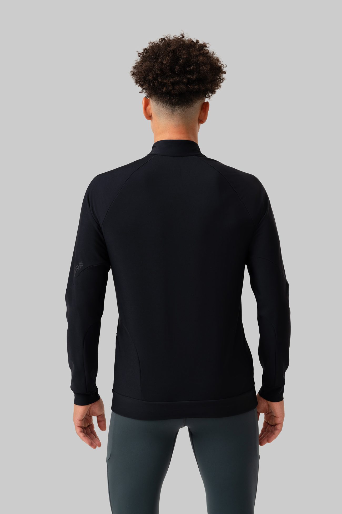 Мужской Беговой Утеплённый Лонгслив Practice Black