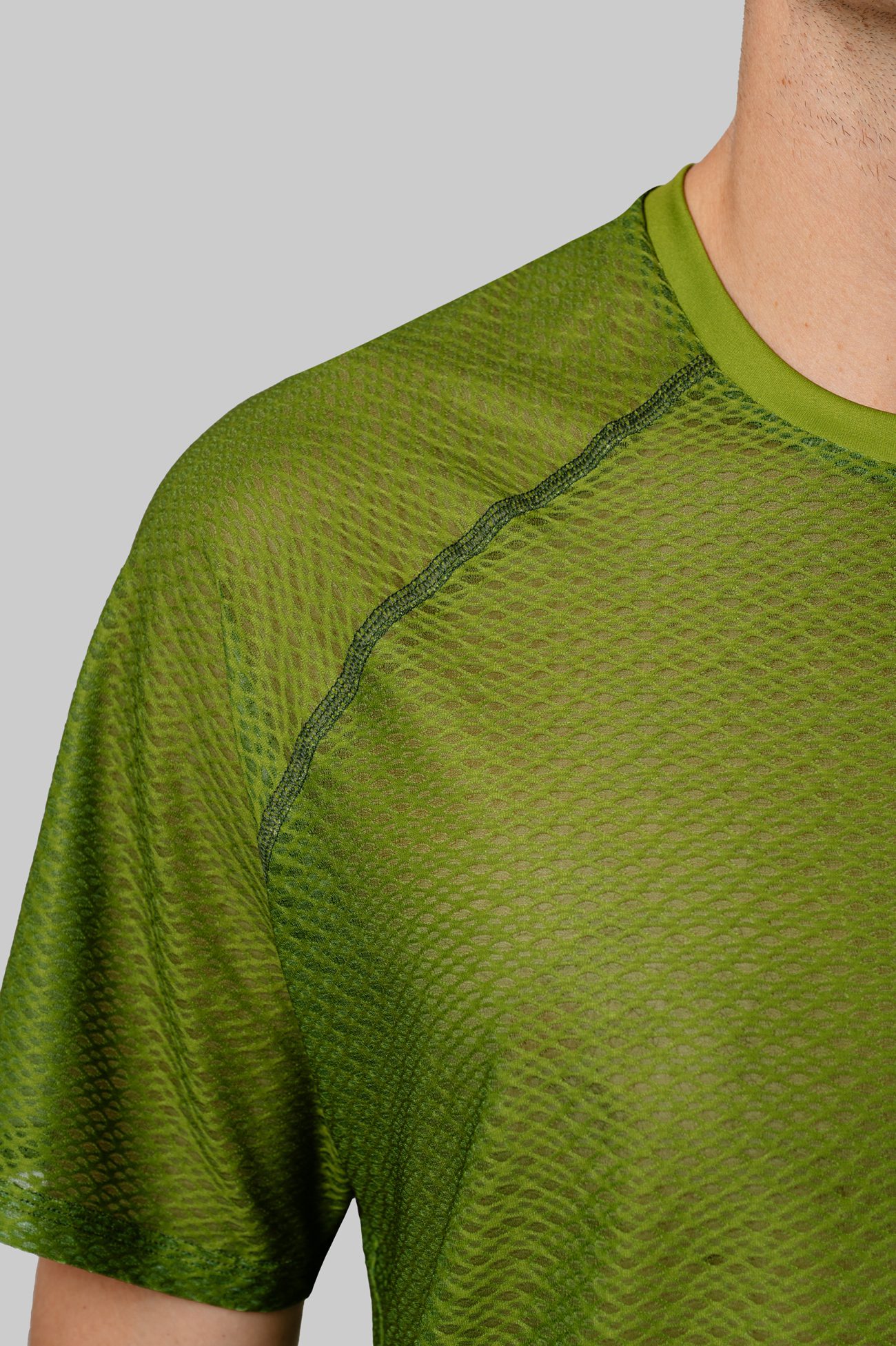 Мужская Беговая Футболка Реглан Performance Avocado