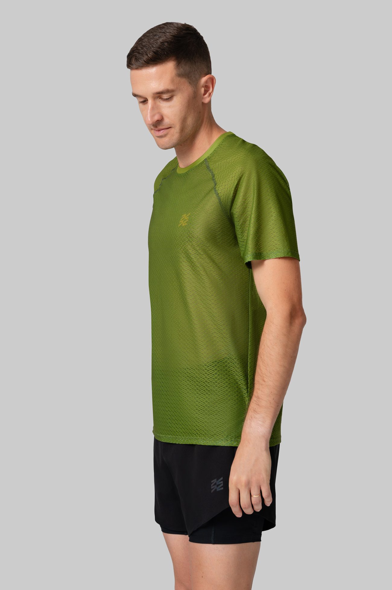 Мужская Беговая Футболка Реглан Performance Avocado