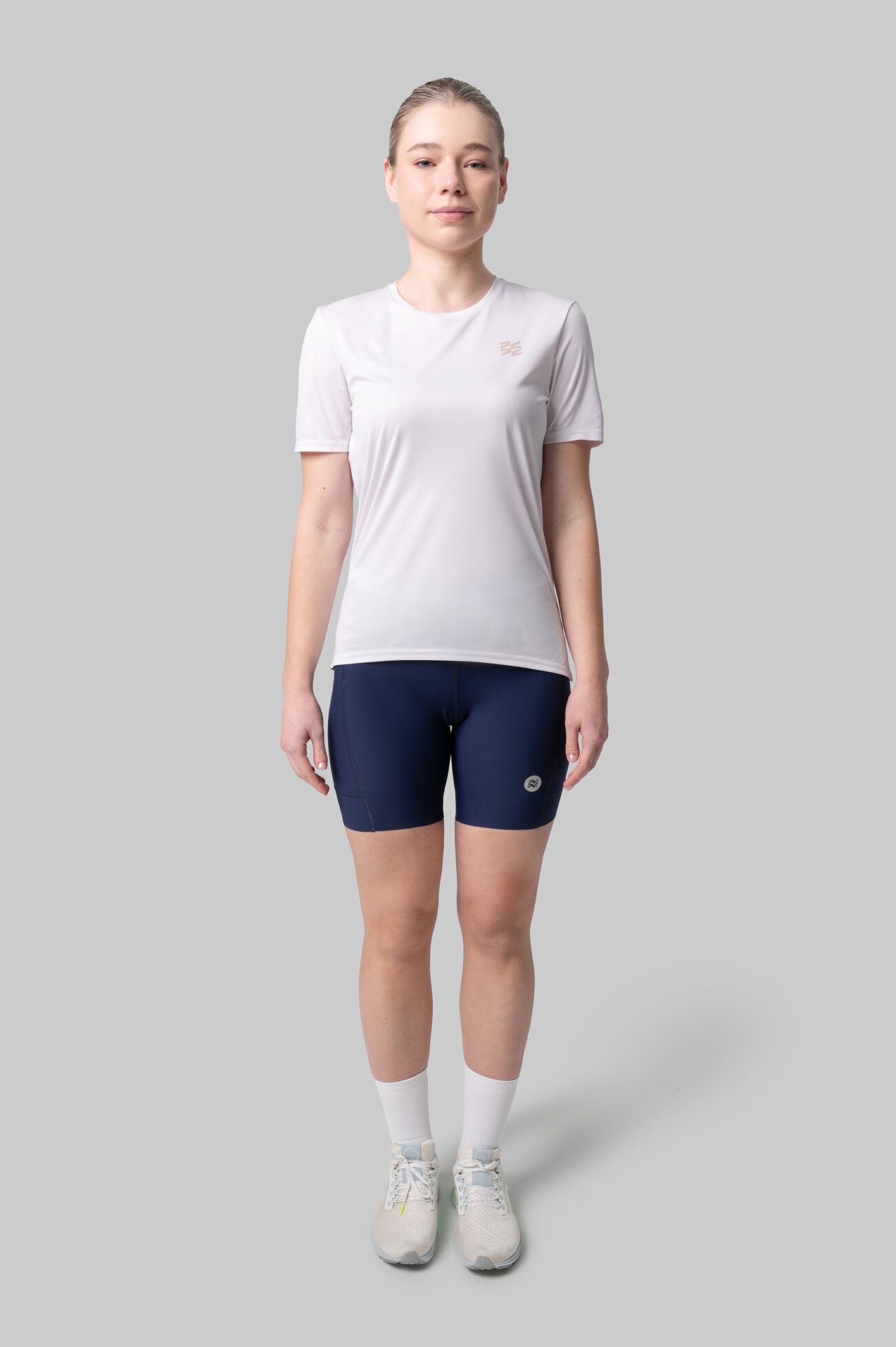 Женские Беговые Халф-тайтсы Cargo Navy