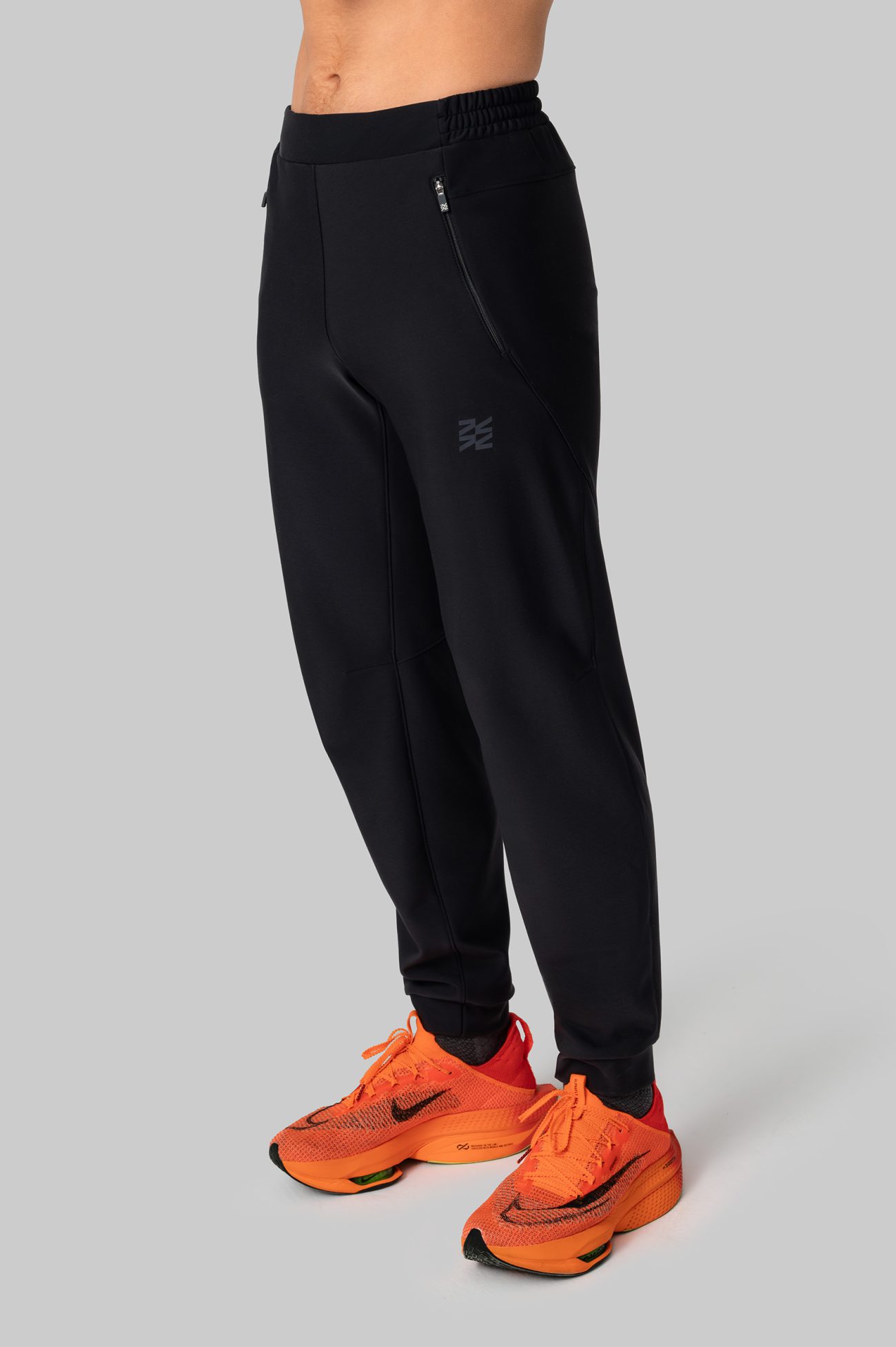 Мужские Утеплённые Беговые Штаны Practice Black