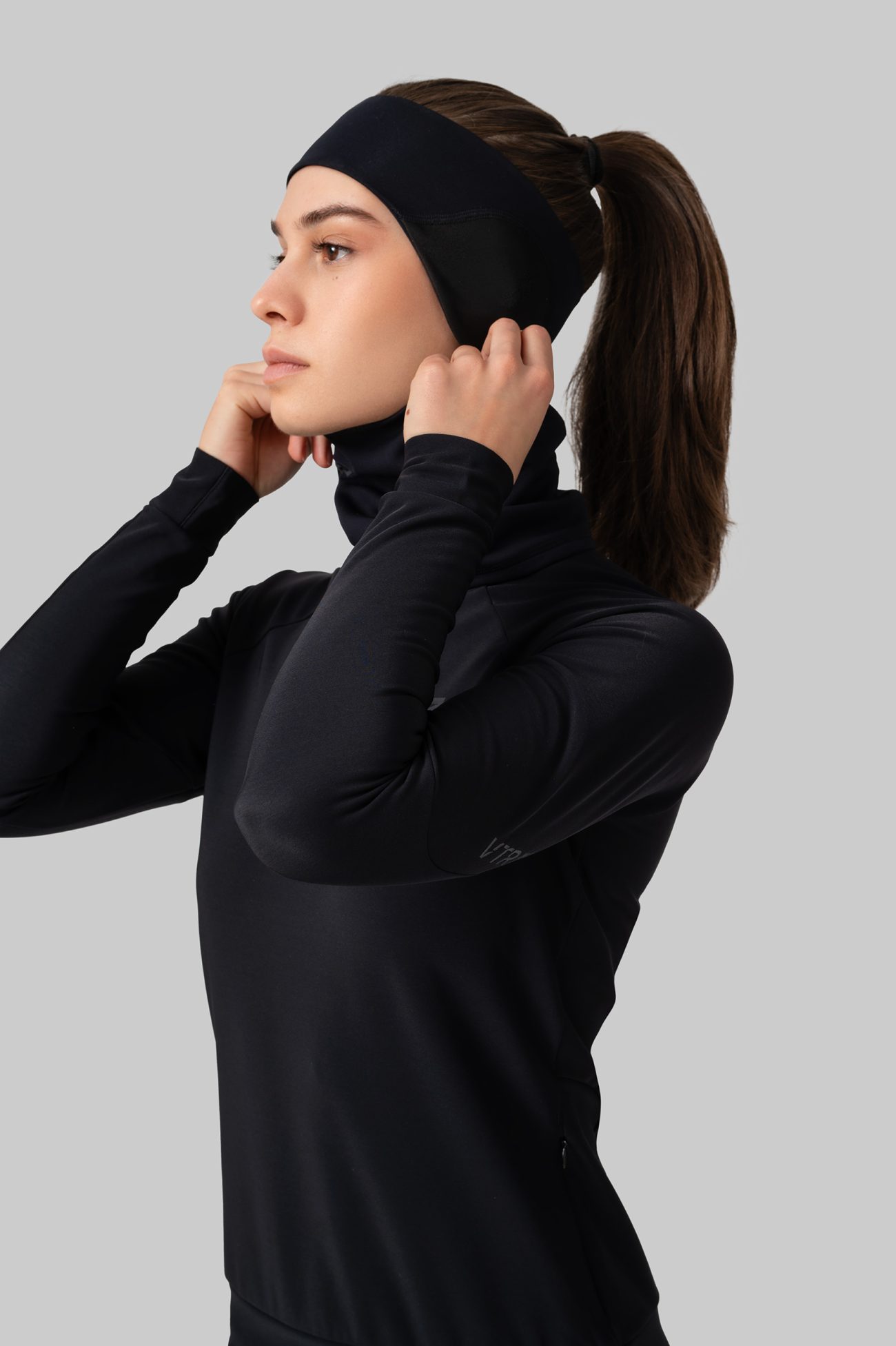 Повязка Беговая Мерино VTR Black