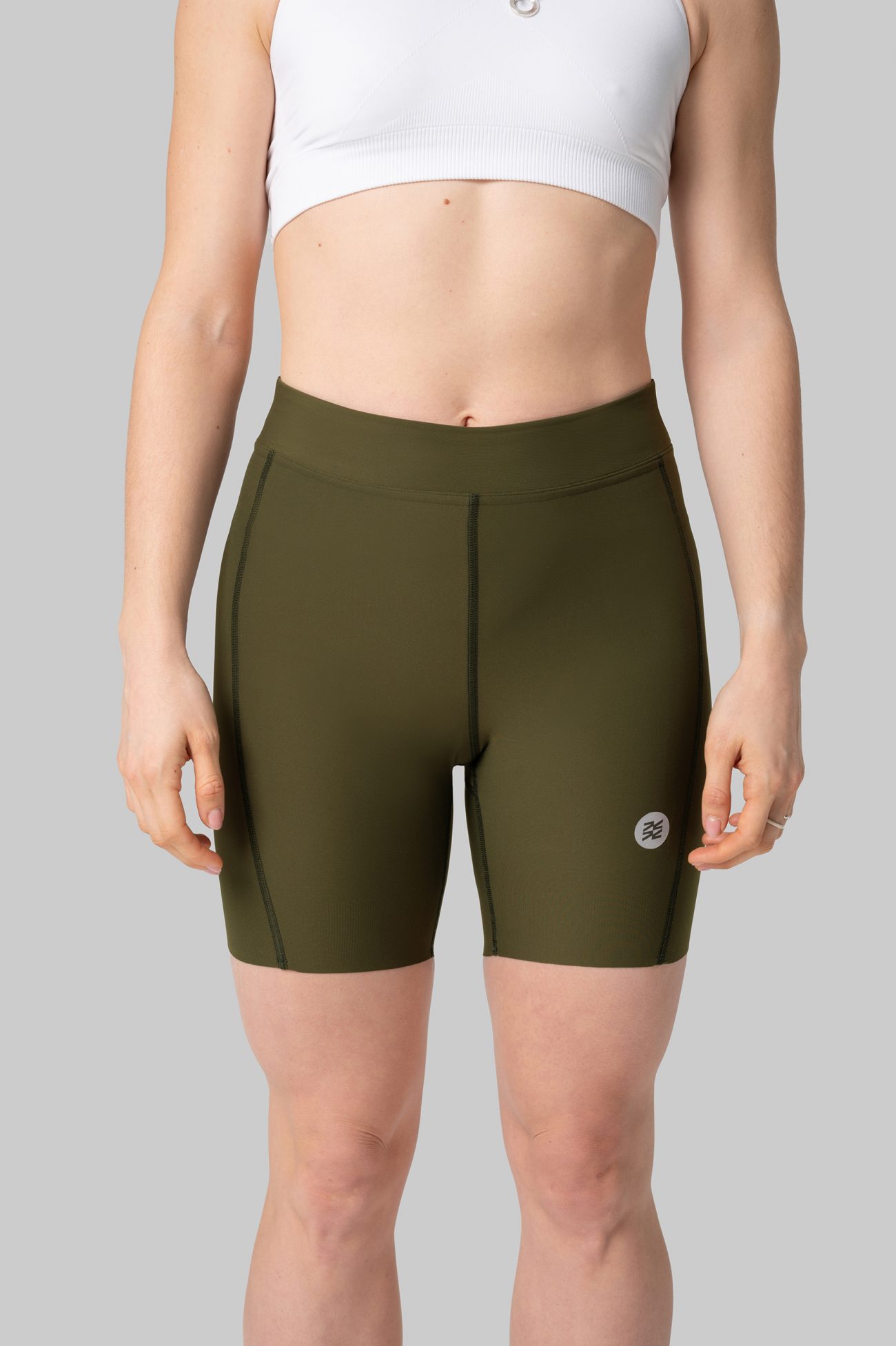 Женские Беговые Халф-тайтсы Performance Olive