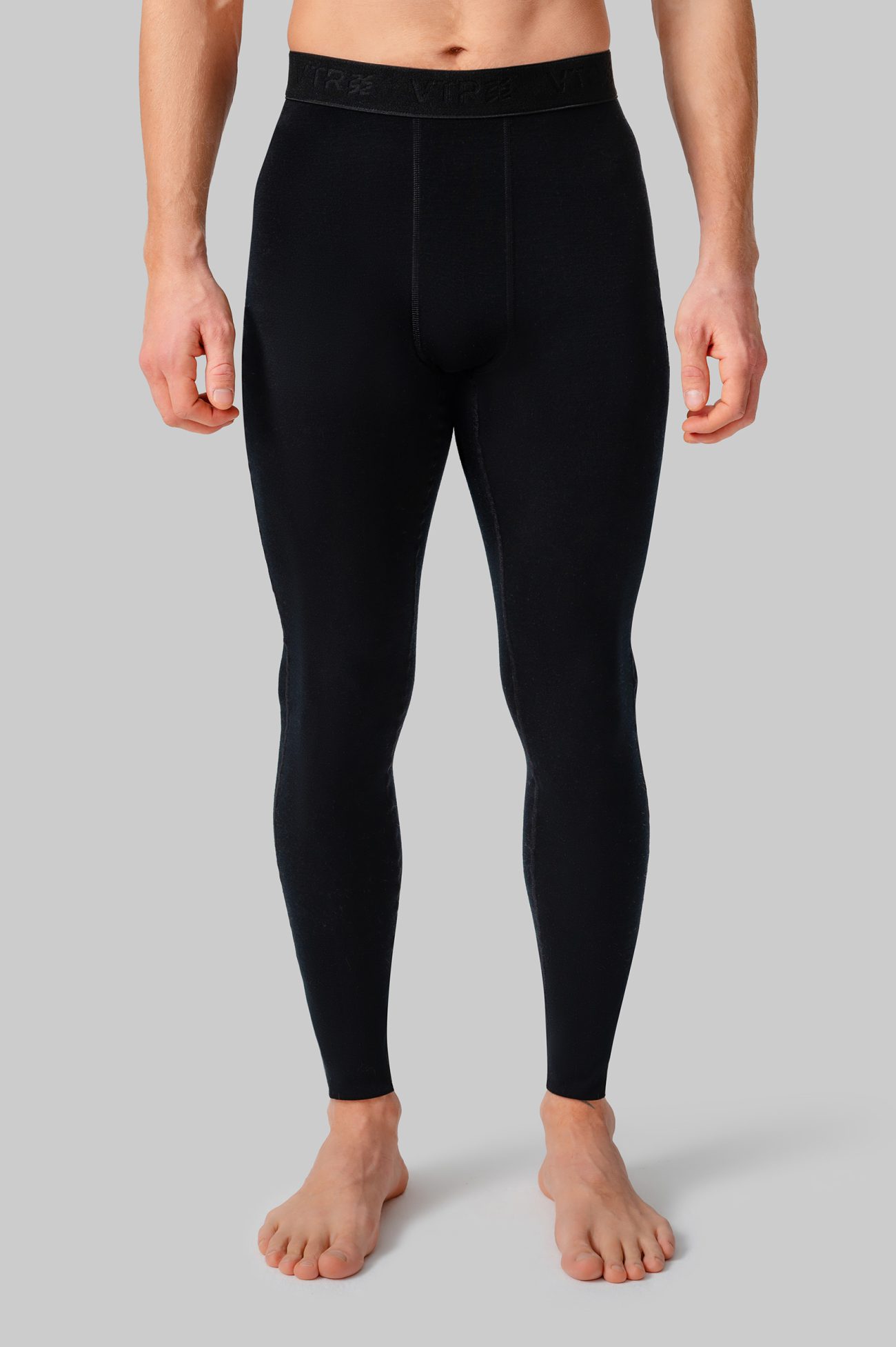 Мужское термобелье мерино низ Black