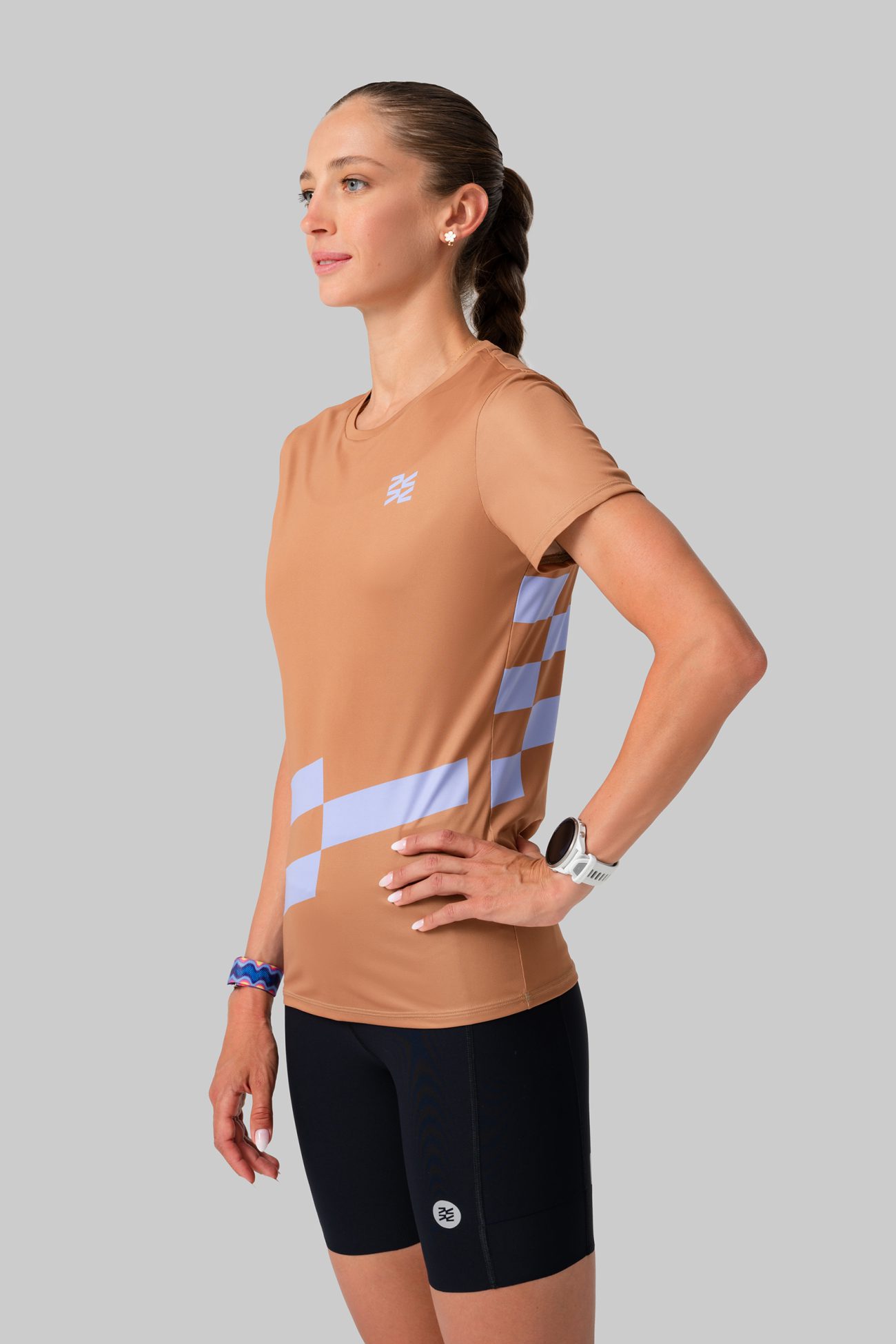 Женская Беговая Футболка Practice Relay Lilac