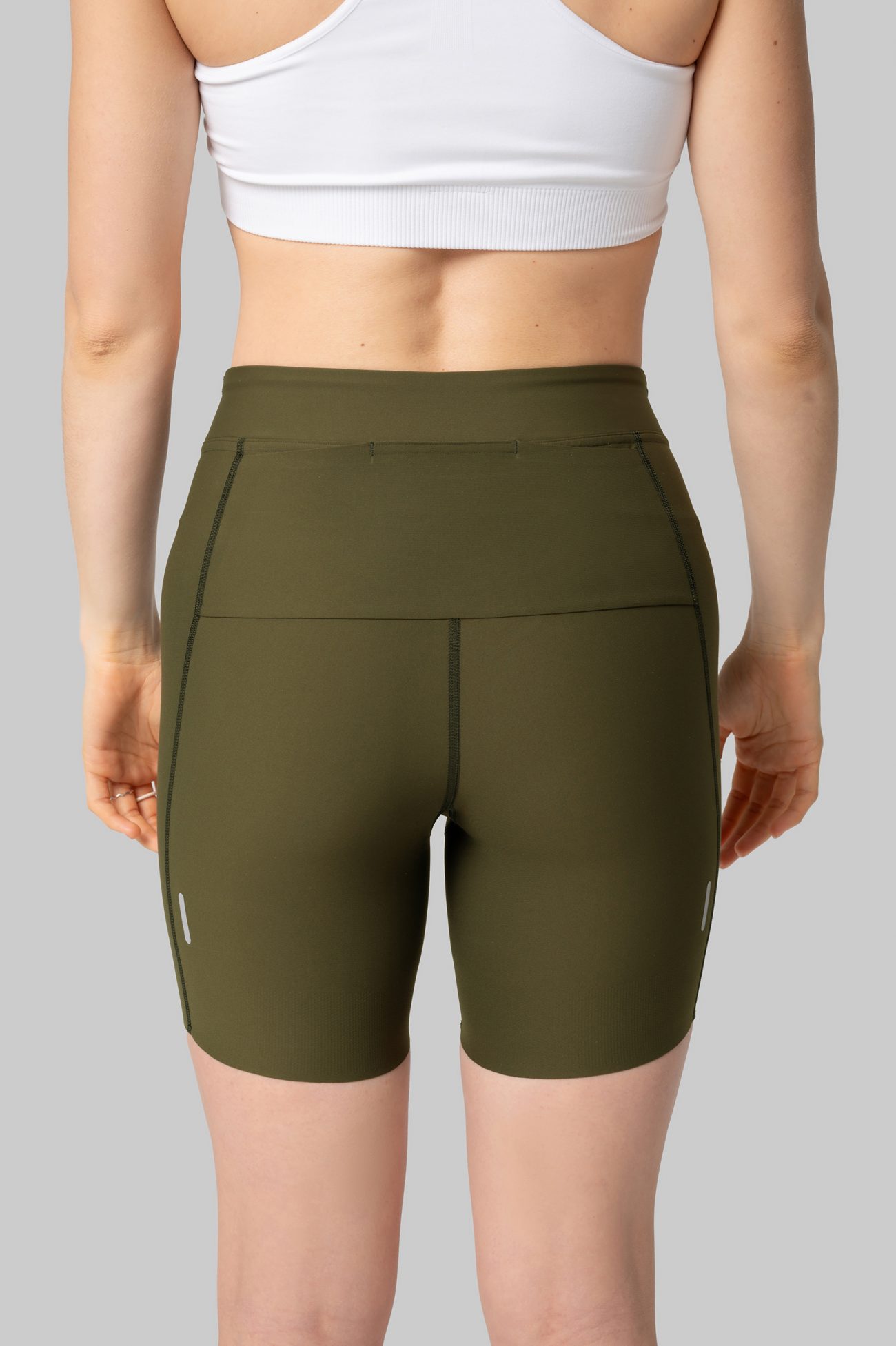 Женские Беговые Халф-тайтсы Performance Olive