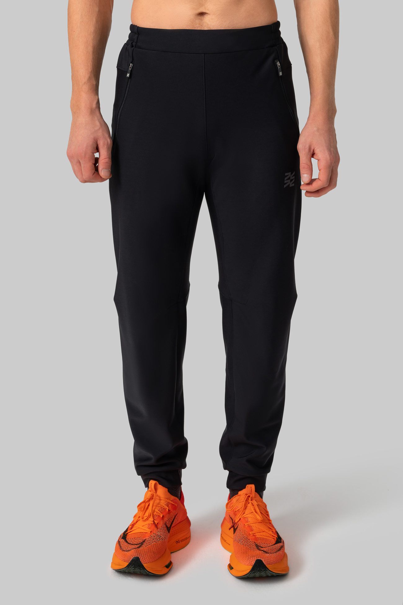 Мужские Утеплённые Беговые Штаны Practice Black