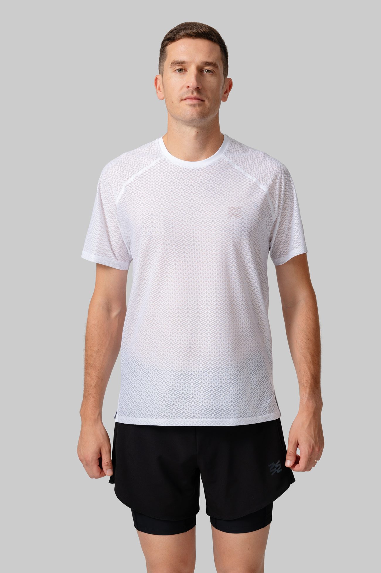 Мужская Беговая Футболка Реглан Performance White