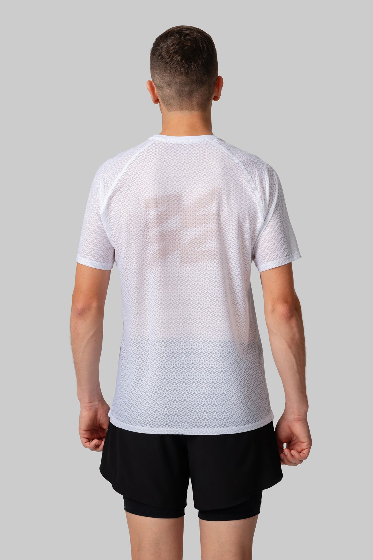 Мужская Беговая Футболка Реглан Performance White