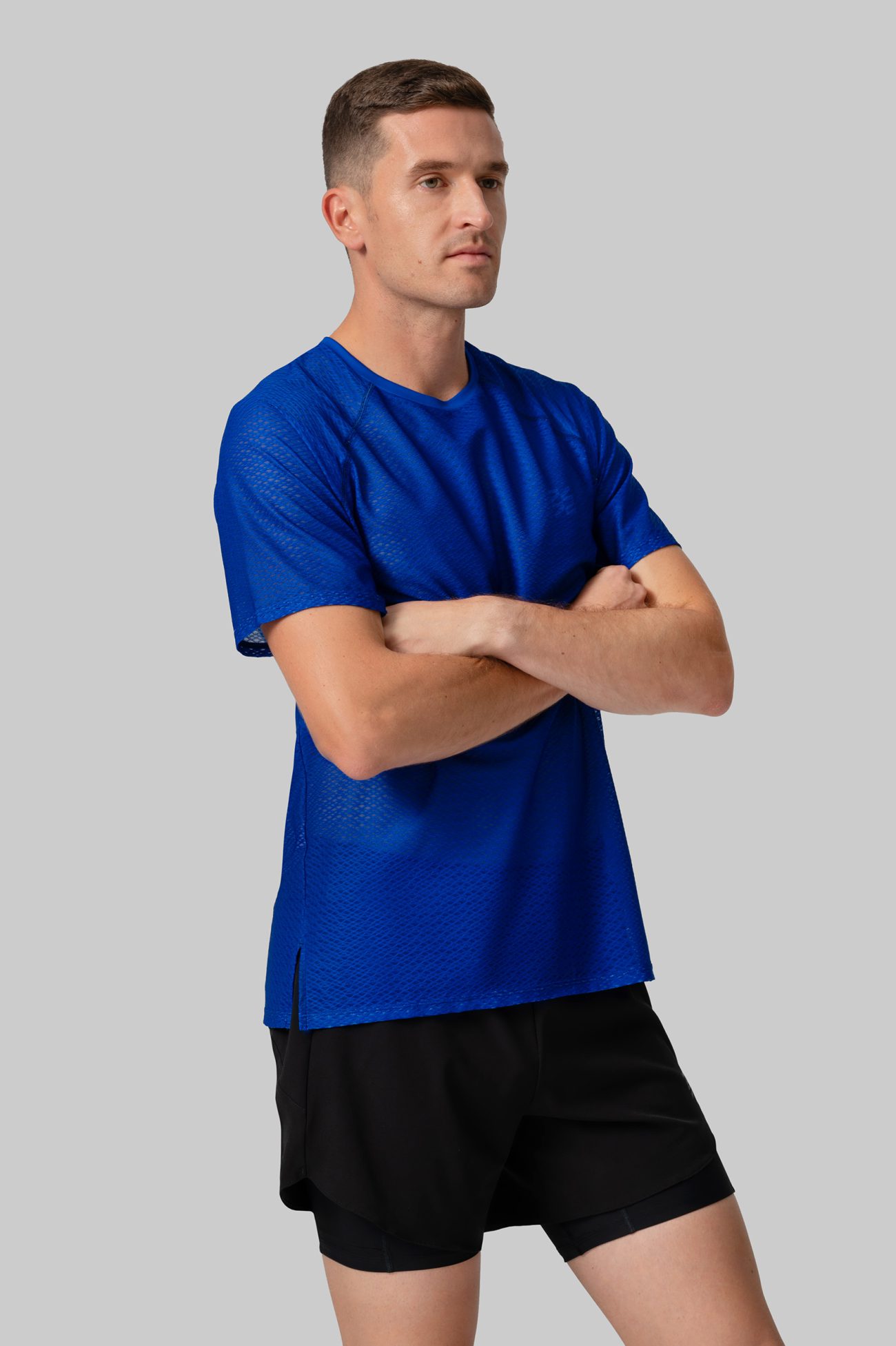 Мужская Беговая Футболка Реглан Performance Electric