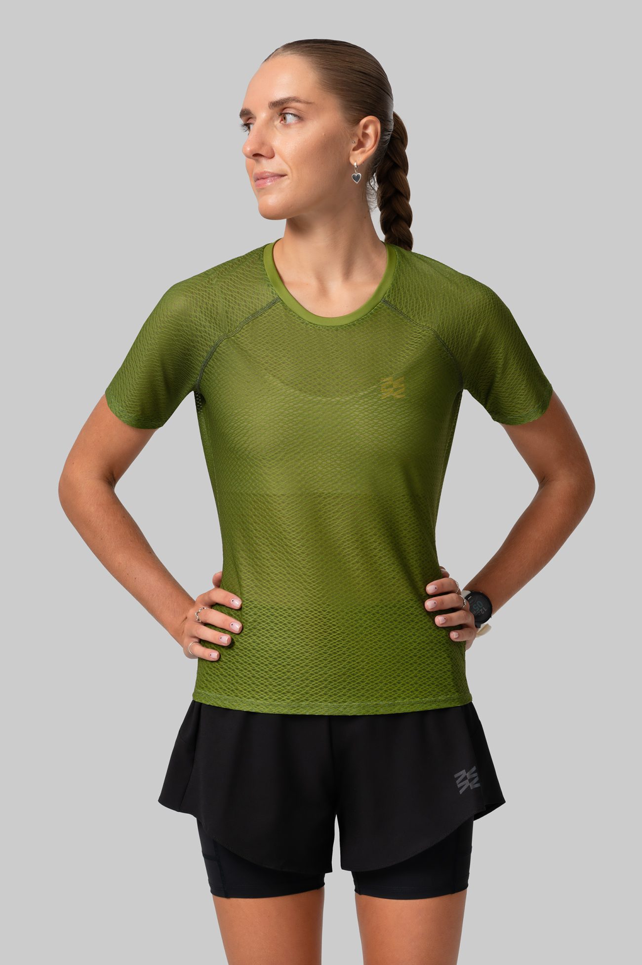 Женская Беговая Футболка Реглан Performance Avocado