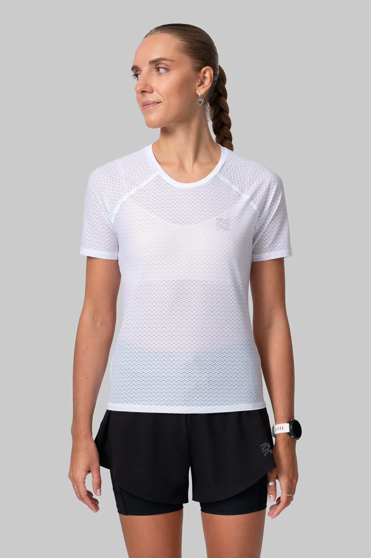 Женская Беговая Футболка Реглан Performance White