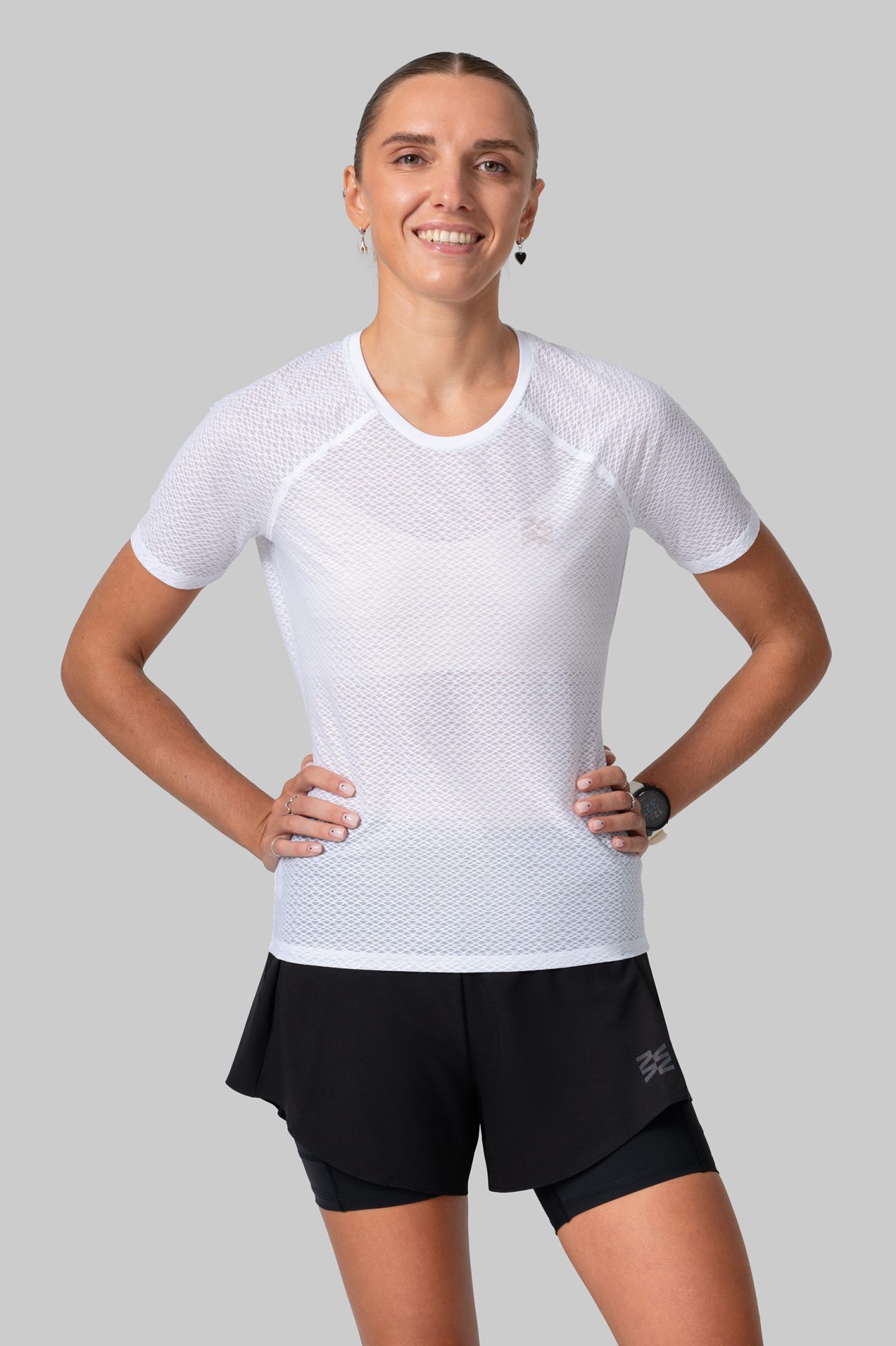 Женская Беговая Футболка Реглан Performance White