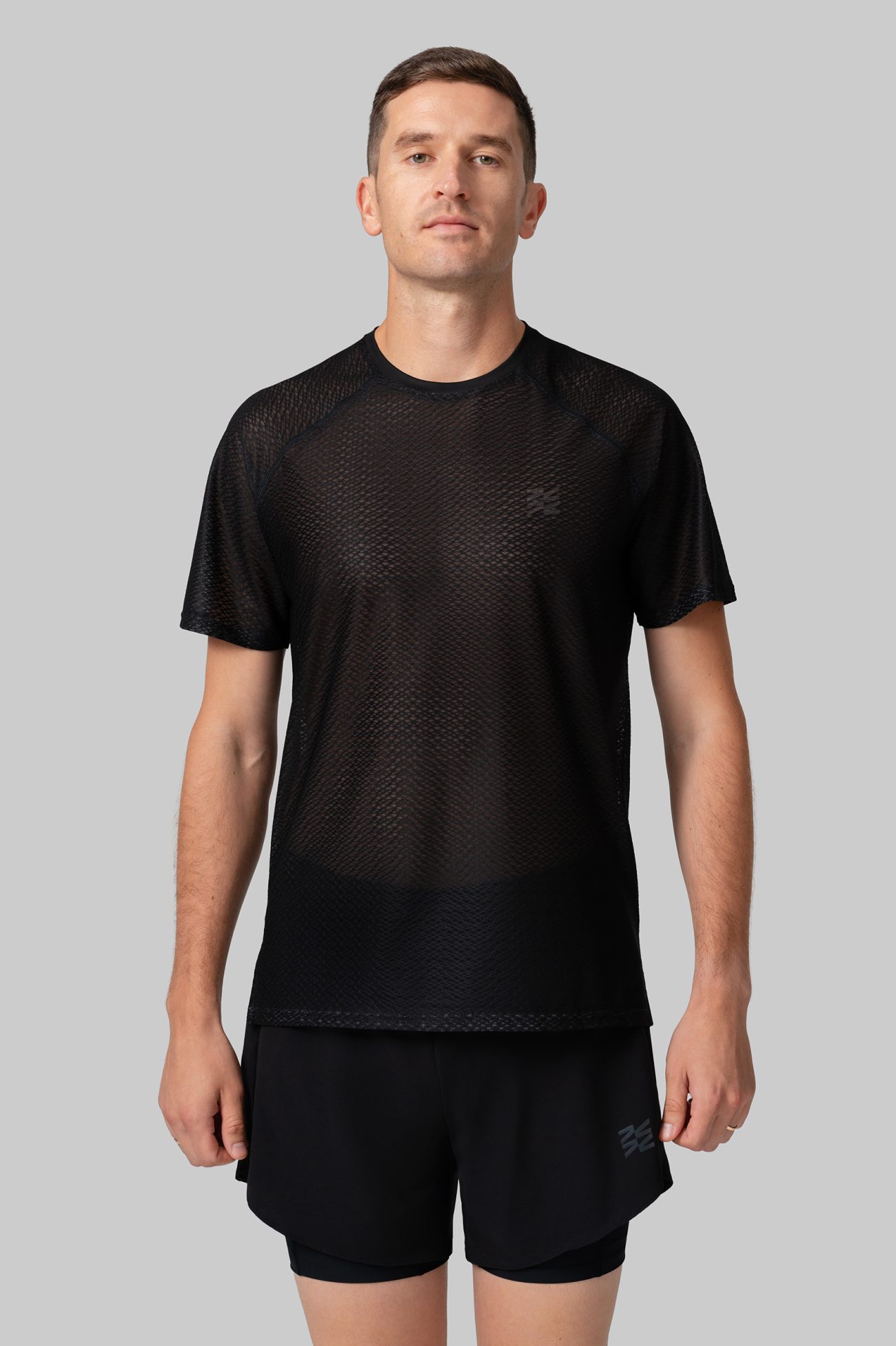 Мужская Беговая Футболка Реглан Performance Black