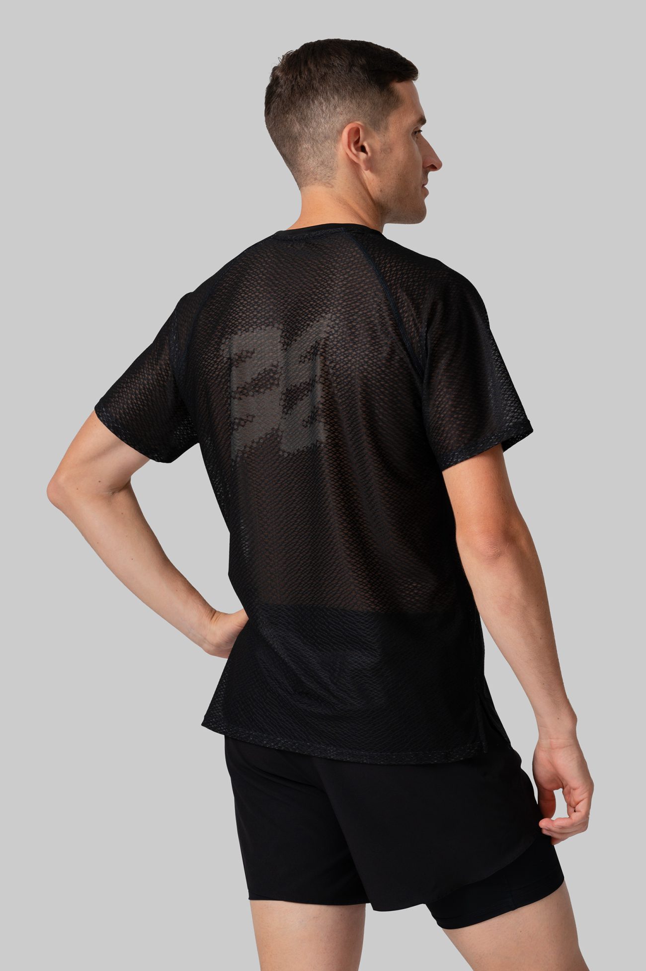 Мужская Беговая Футболка Реглан Performance Black