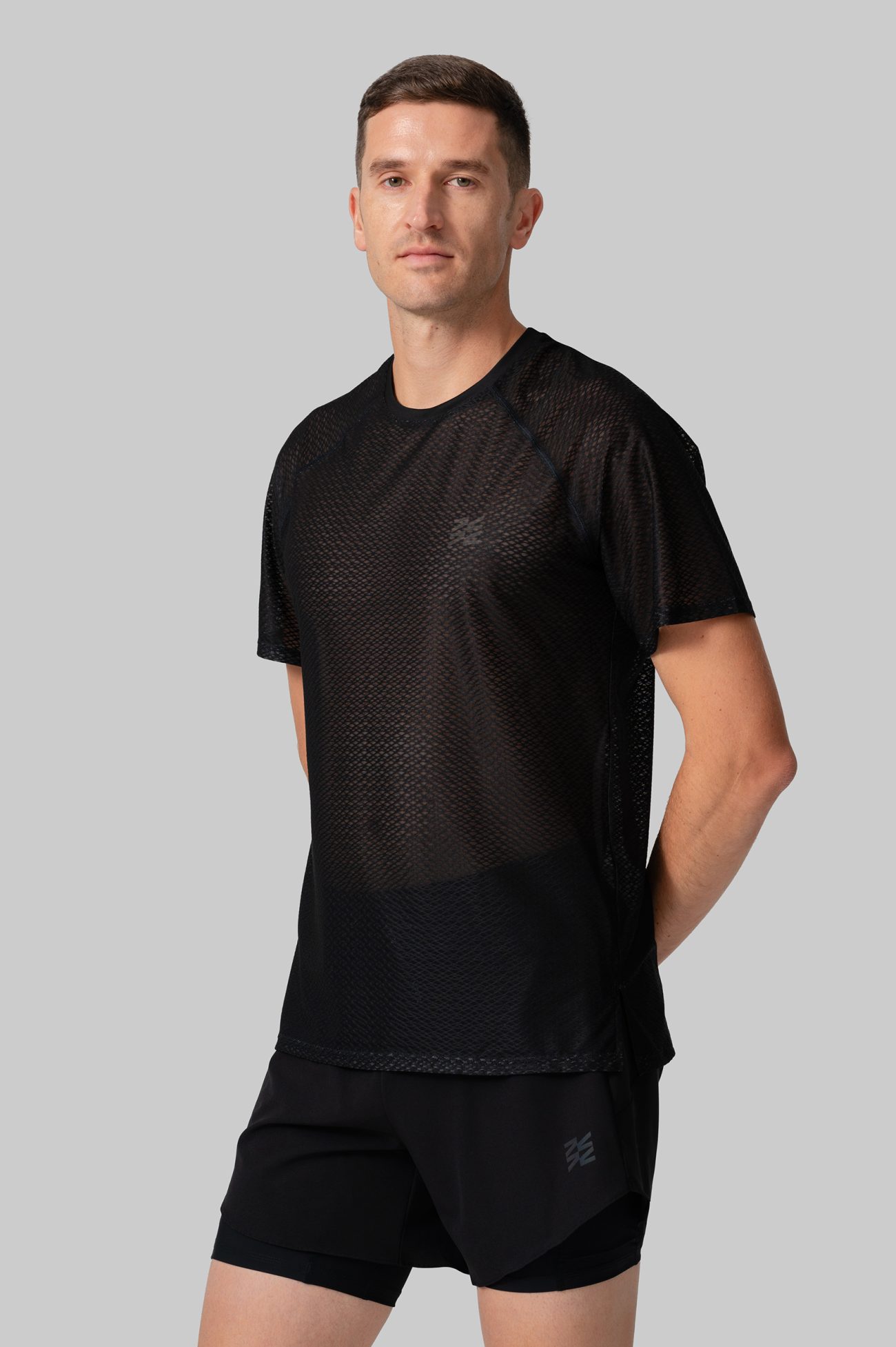 Мужская Беговая Футболка Реглан Performance Black