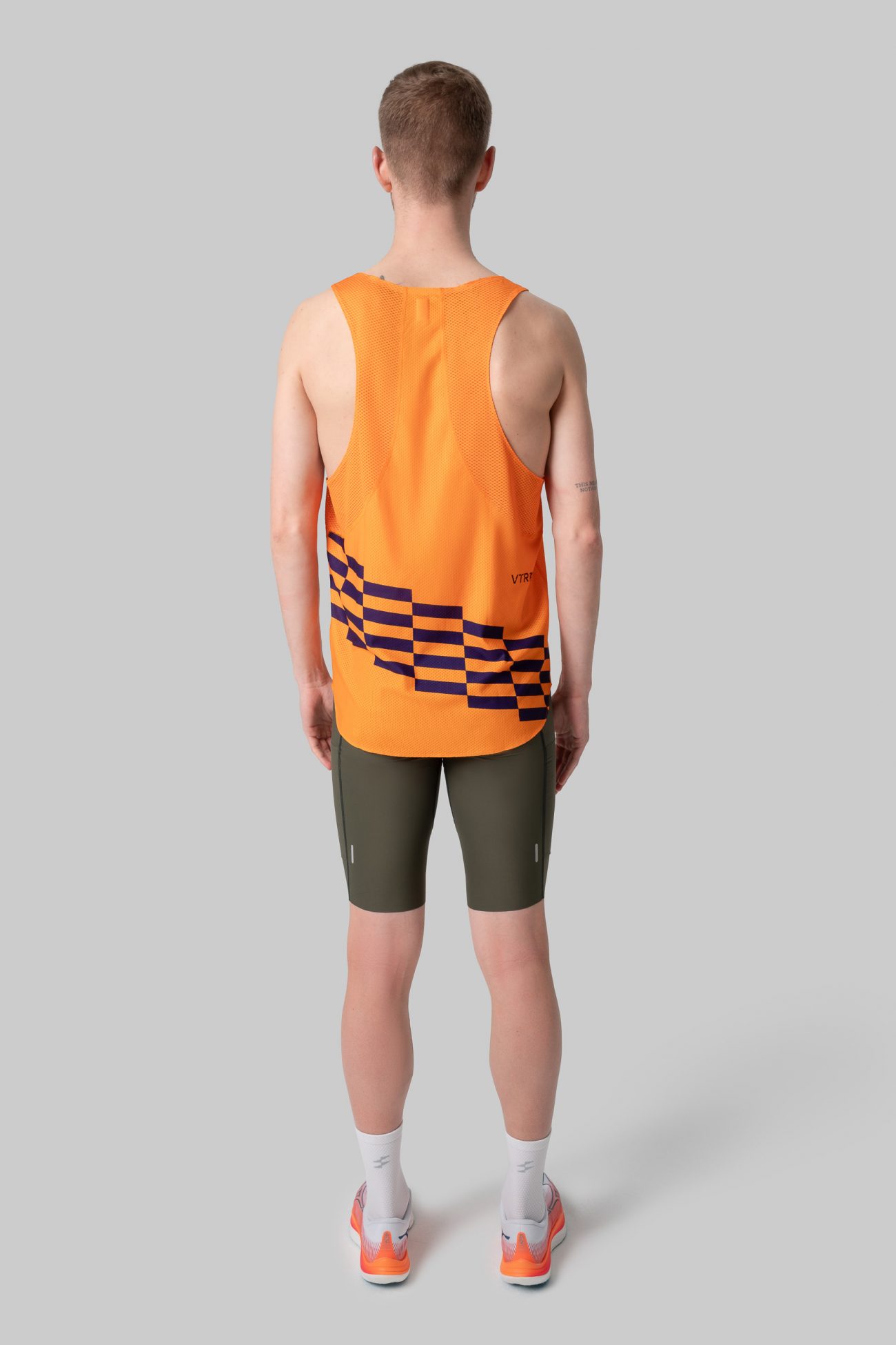 Мужская Беговая Майка Performance Relay Tangerine