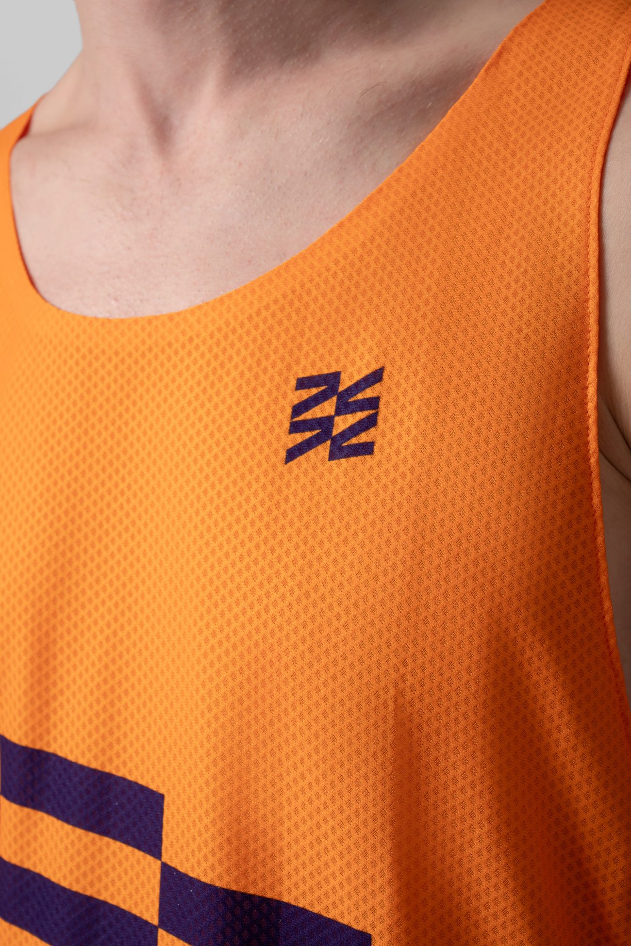 Мужская Беговая Майка Performance Relay Tangerine