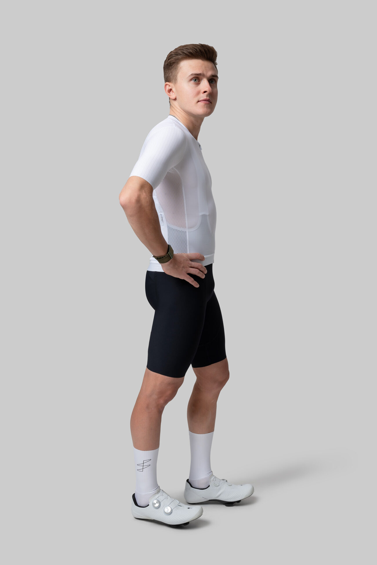 Мужская Джерси Progress Bianco