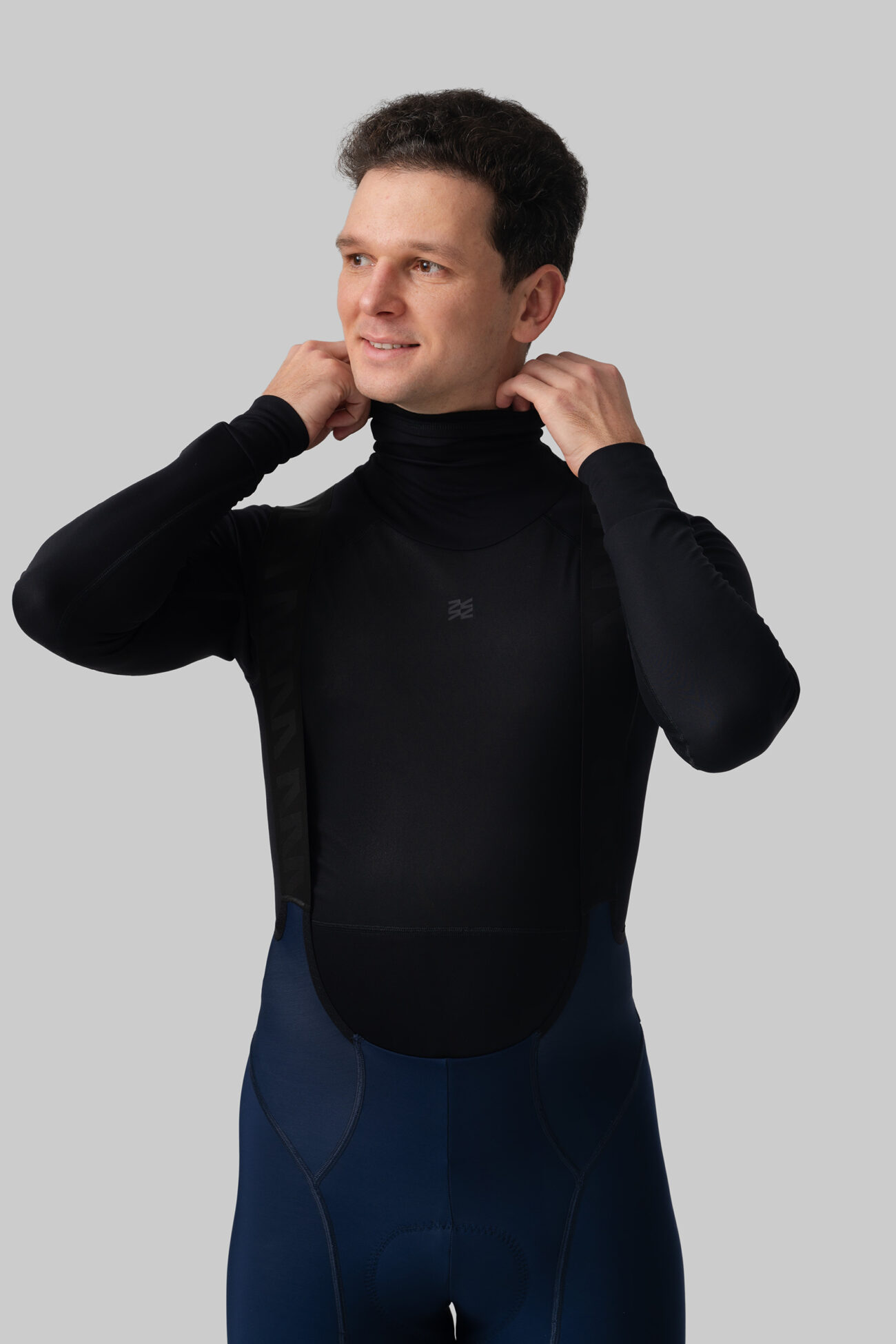 Мужской Мерино Базовый Слой с Длинным Рукавом Progress Black