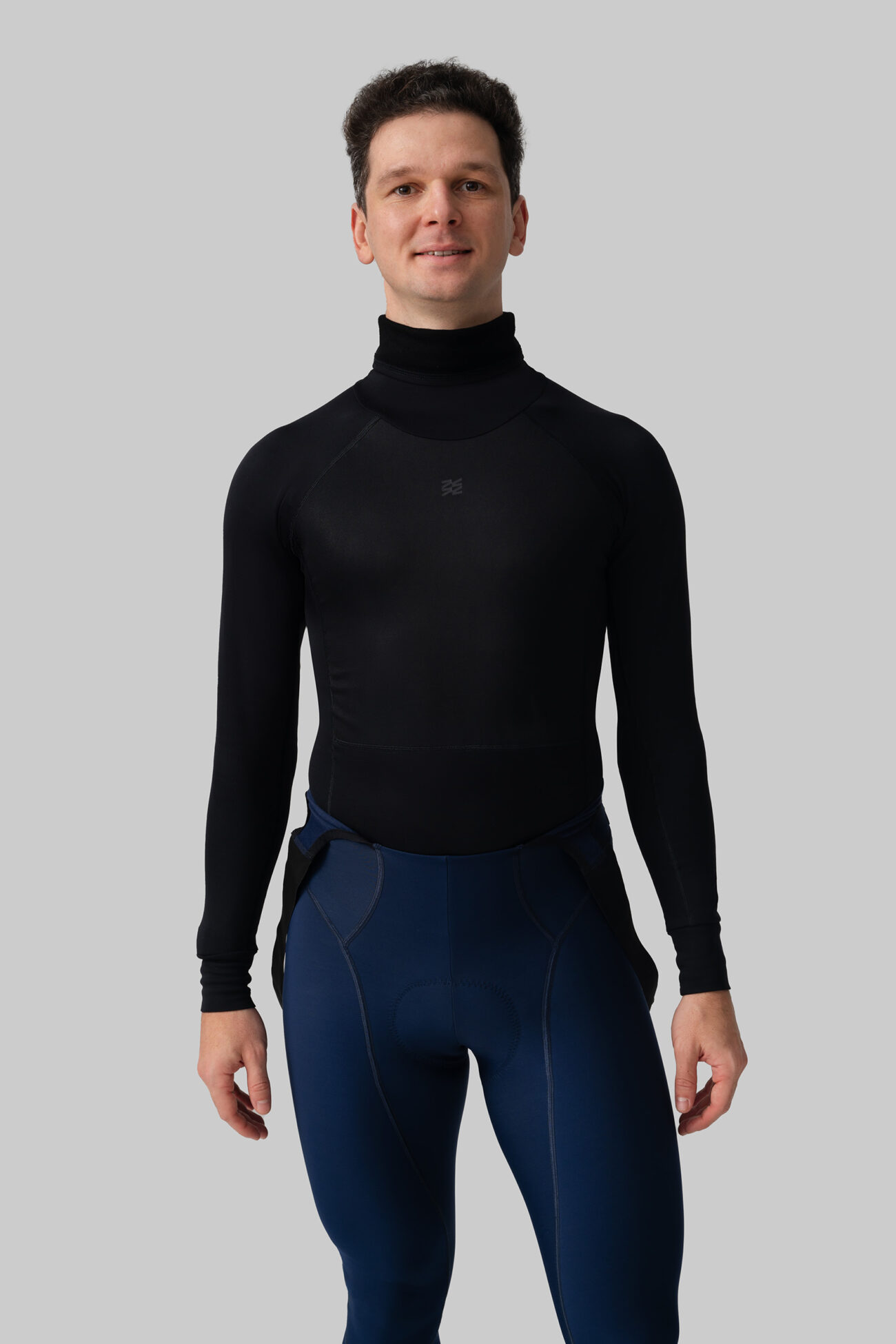 Мужской Мерино Базовый Слой с Длинным Рукавом Progress Black