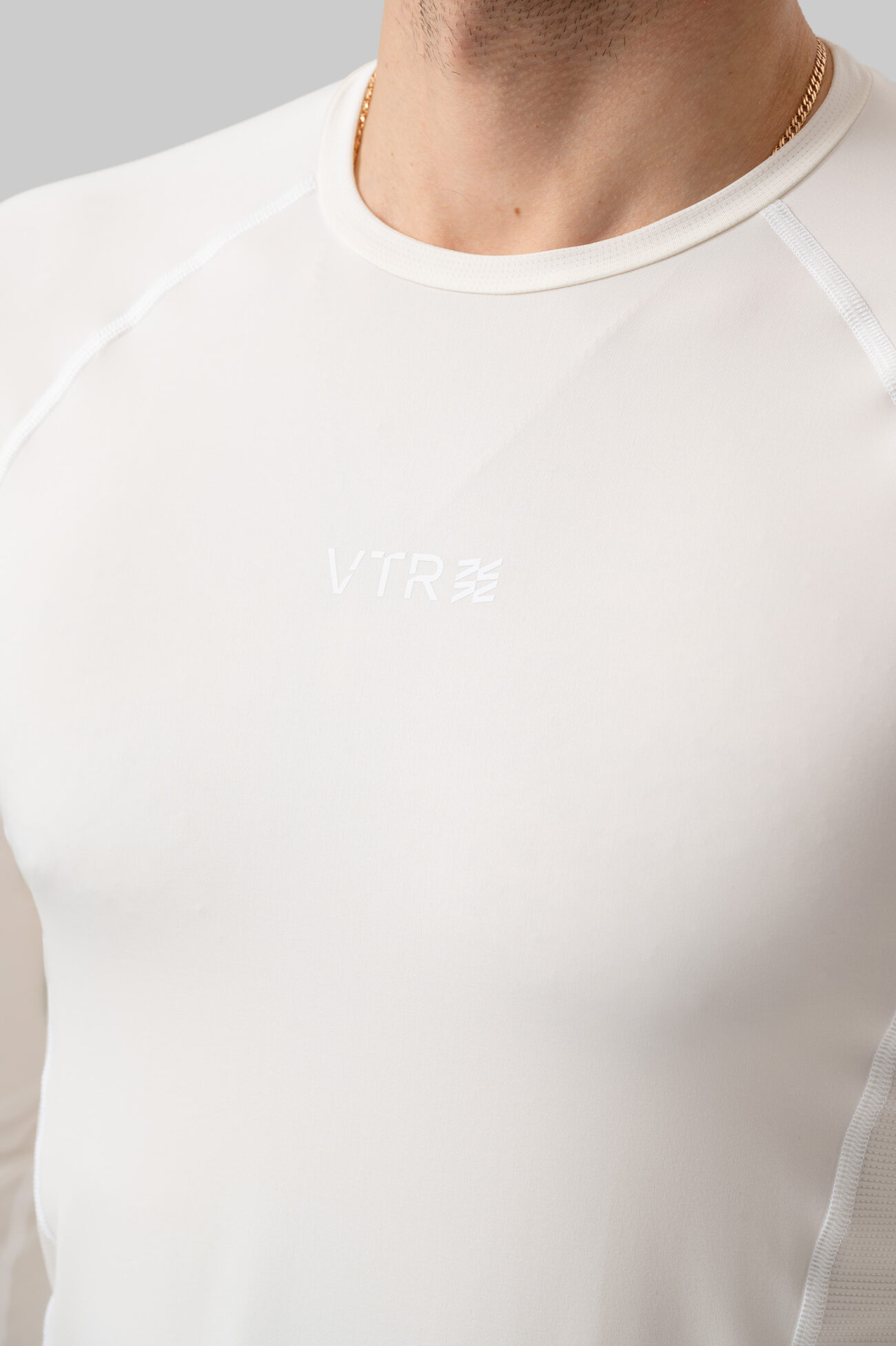 Мужской Беговой Лонгслив Practice White