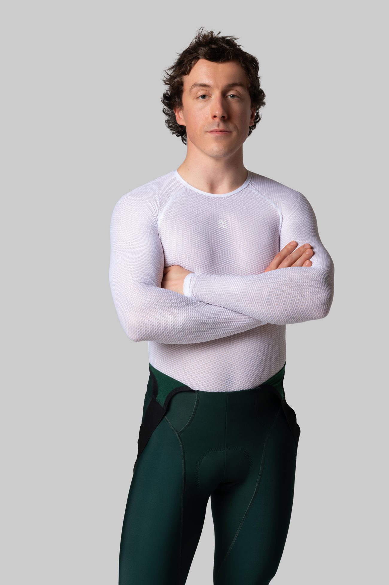 Мужской Базовый Слой c Длинным Рукавом VTR White