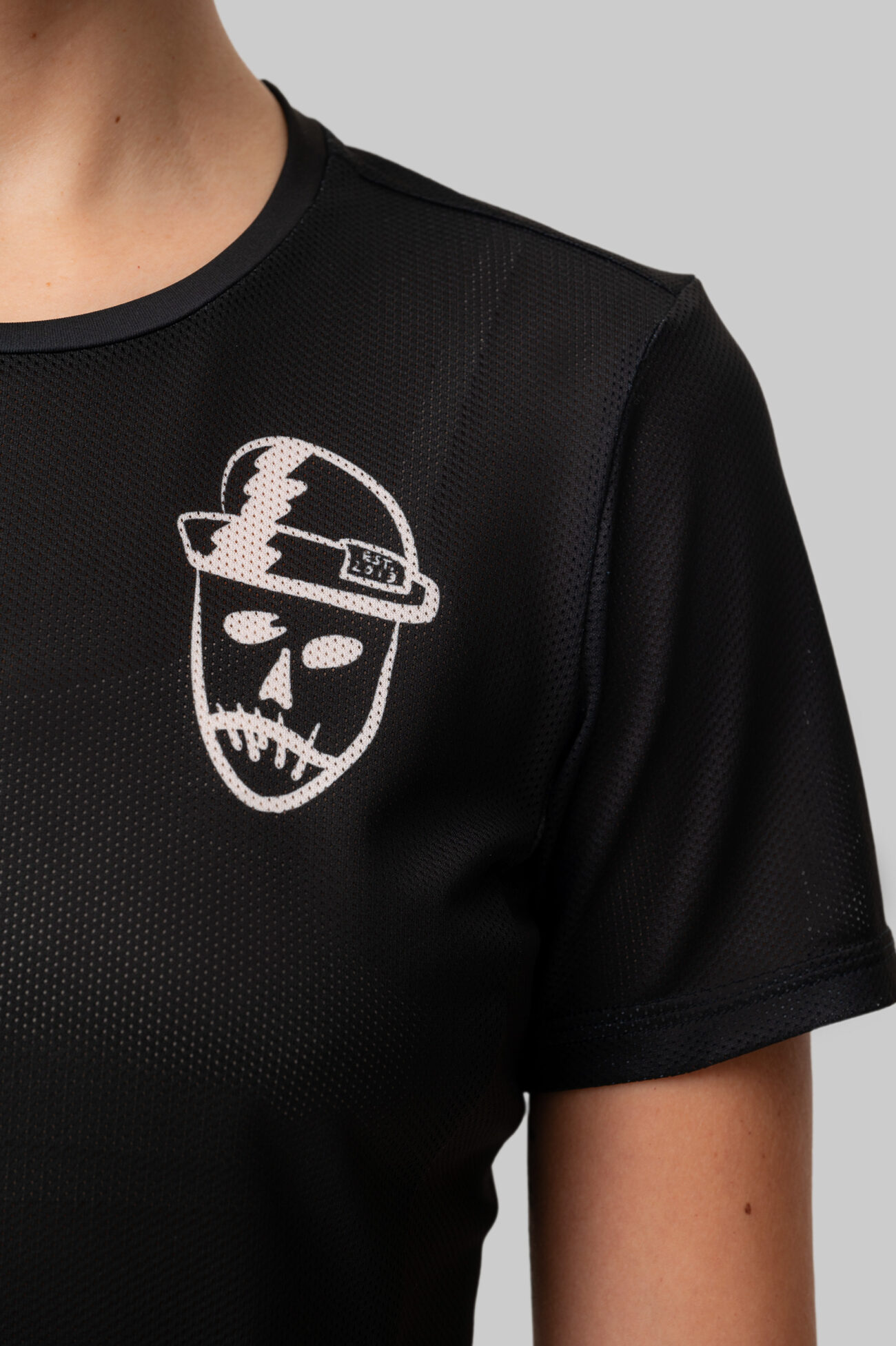 Женская Беговая Футболка VTR x ZELRUN Voodoo Dude Gray