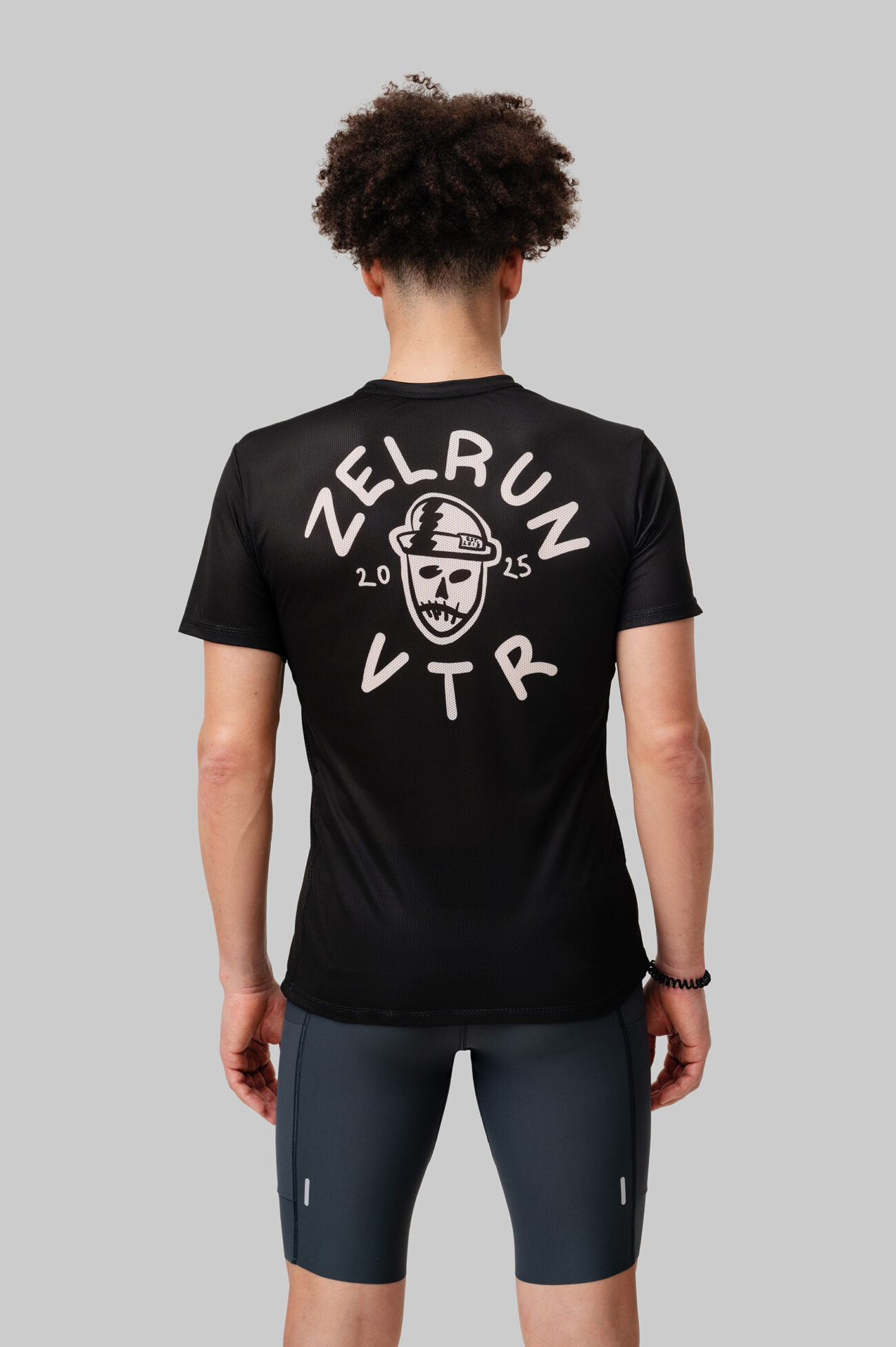 Мужская Беговая Футболка VTR x ZELRUN Voodoo Dude Gray
