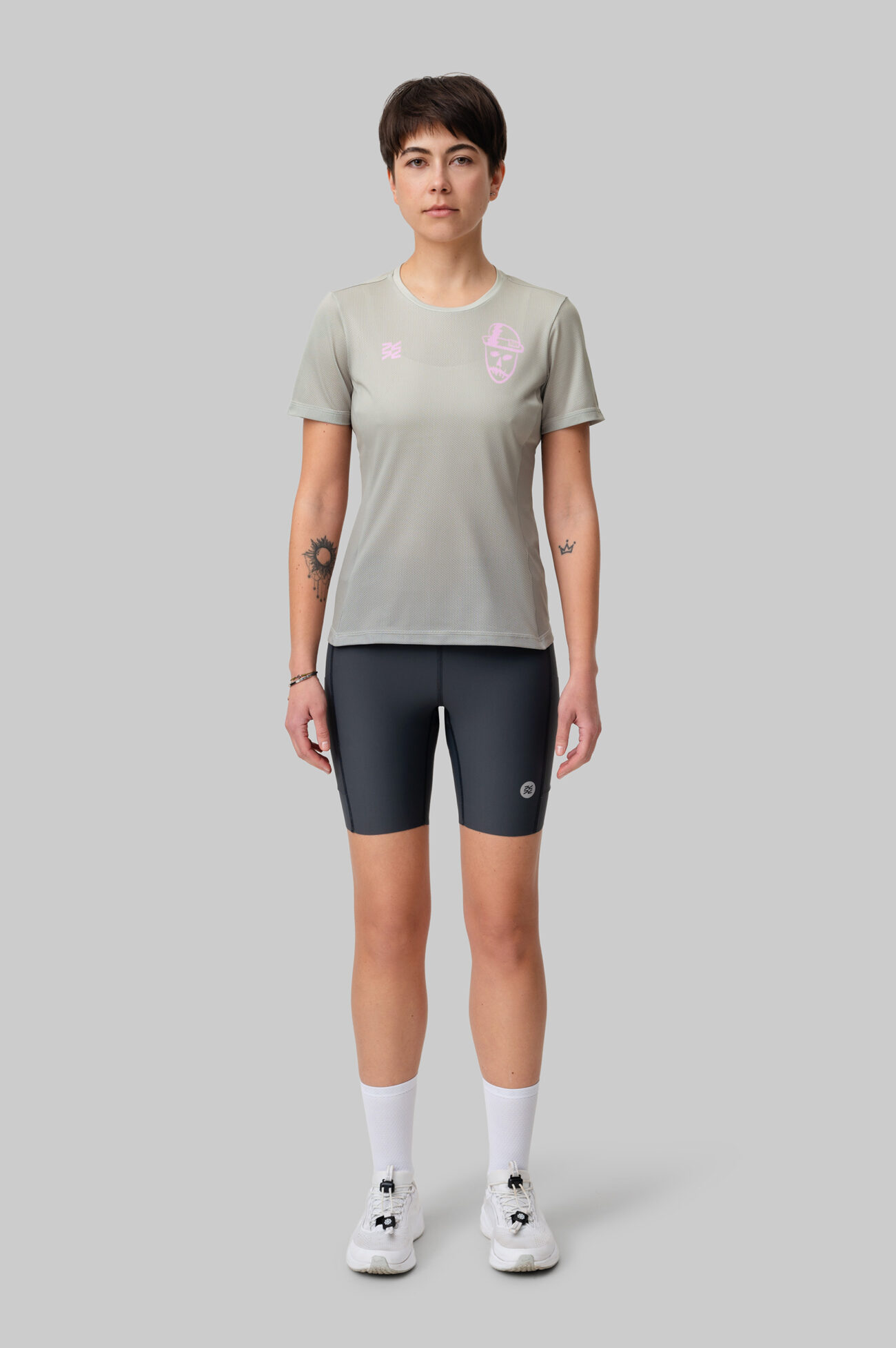 Женская Беговая Футболка VTR x ZELRUN Voodoo Dude Pink