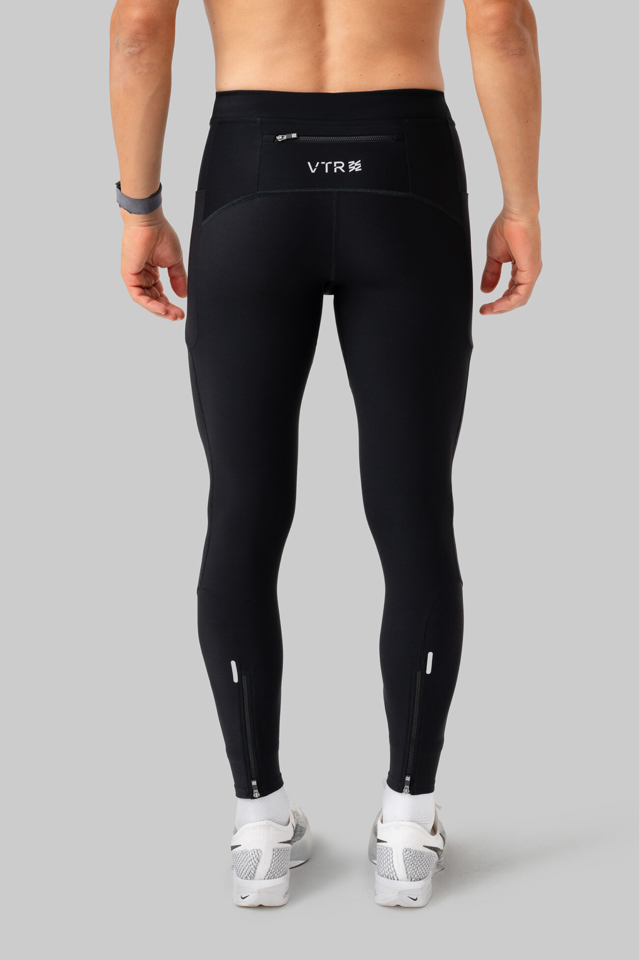 Мужские Утеплённые Беговые Тайтсы Practice Black