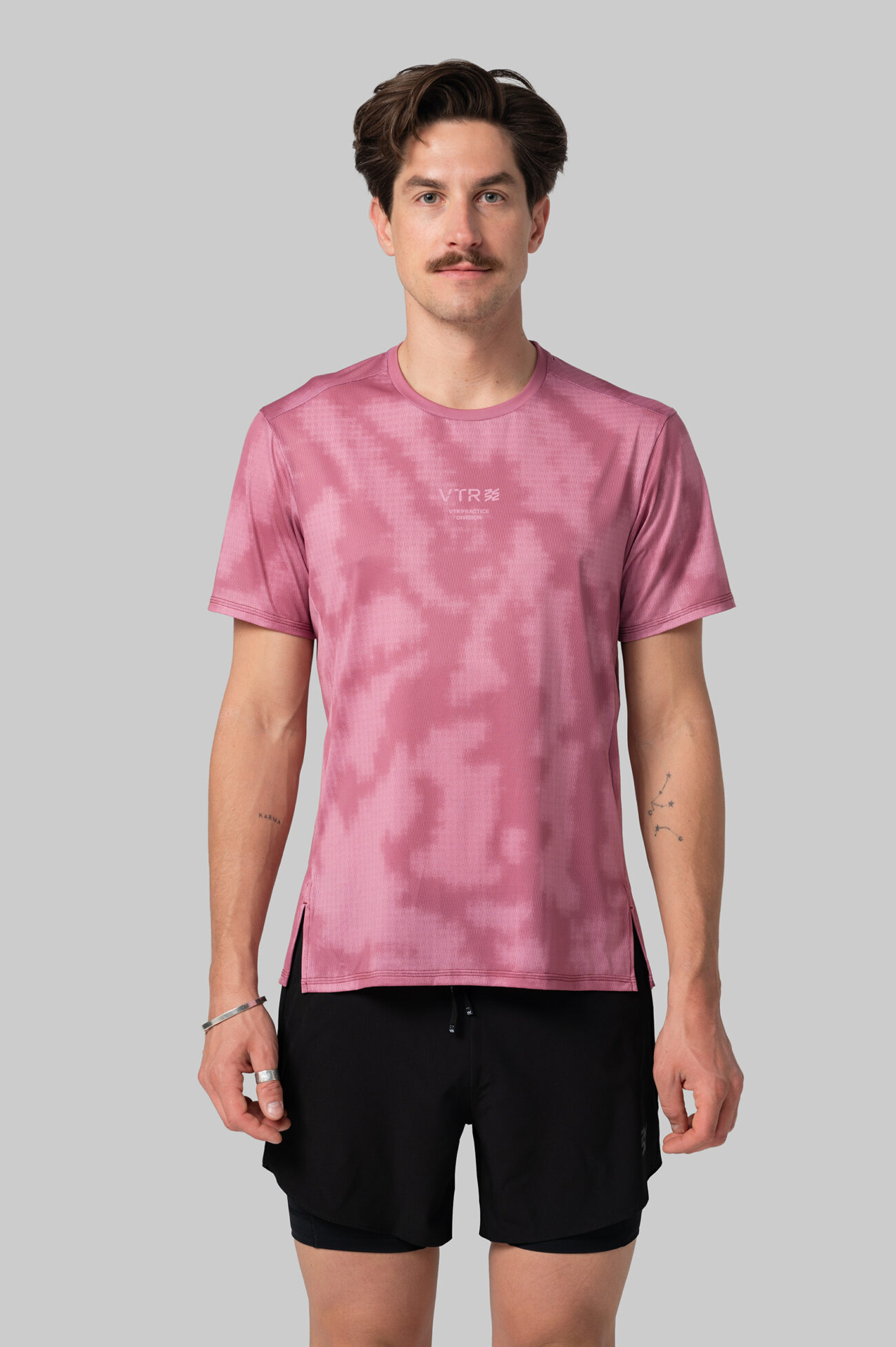 Мужская Футболка Беговая Practice Camo Mist