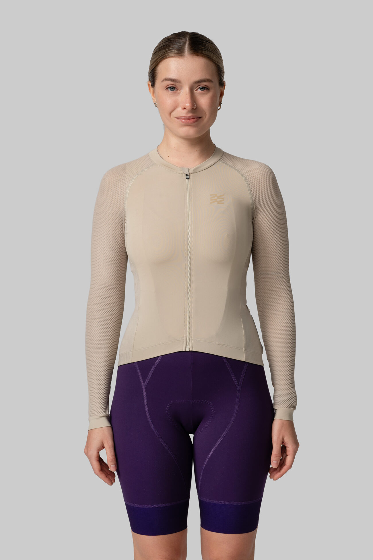 Женская Джерси с Длинным Рукавом Evolve Simply Taupe