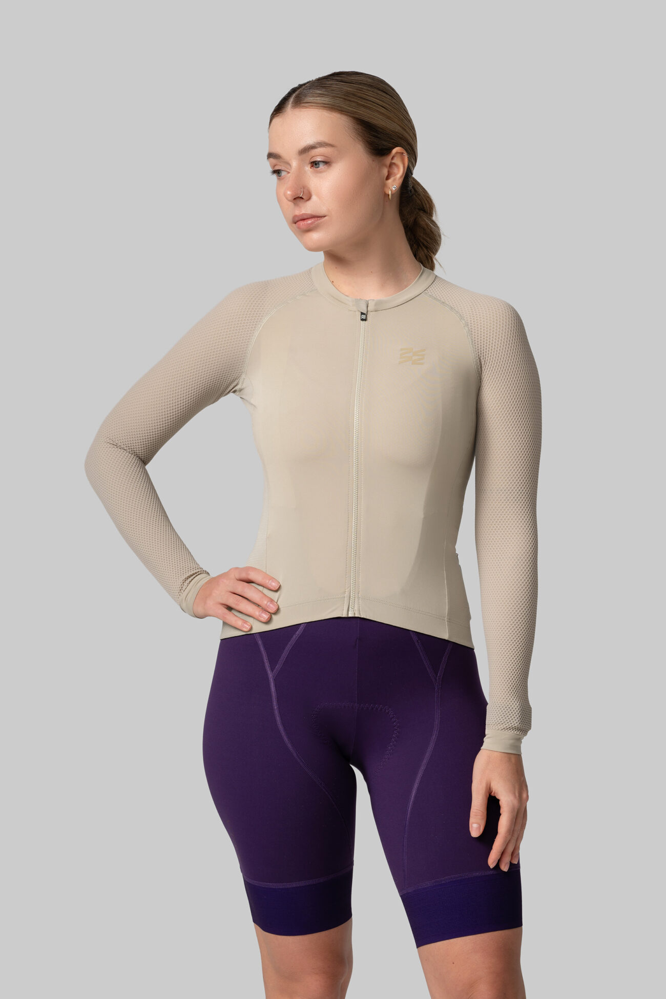 Женская Джерси с Длинным Рукавом Evolve Simply Taupe