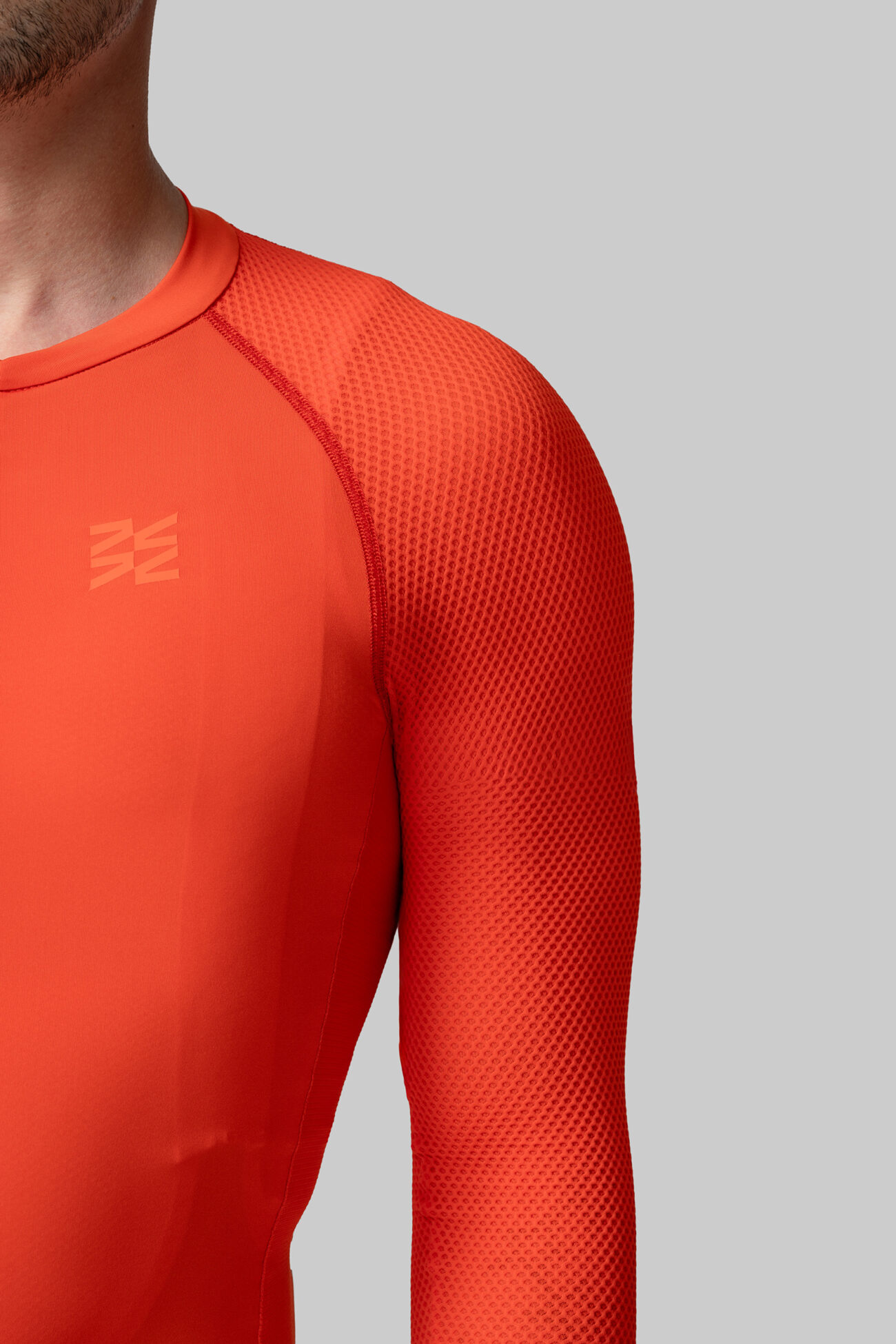 Мужская Джерси с Длинным Рукавом Evolve Spicy Orange