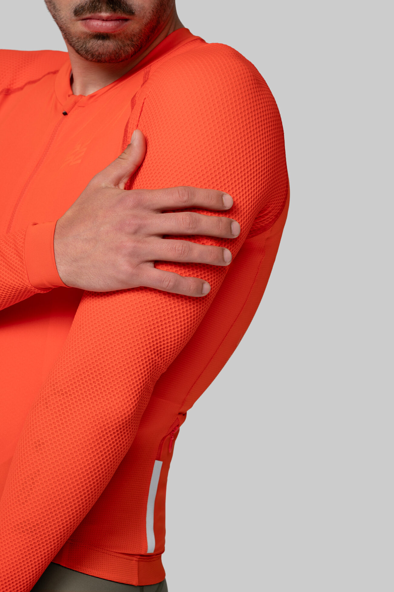 Мужская Джерси с Длинным Рукавом Evolve Spicy Orange