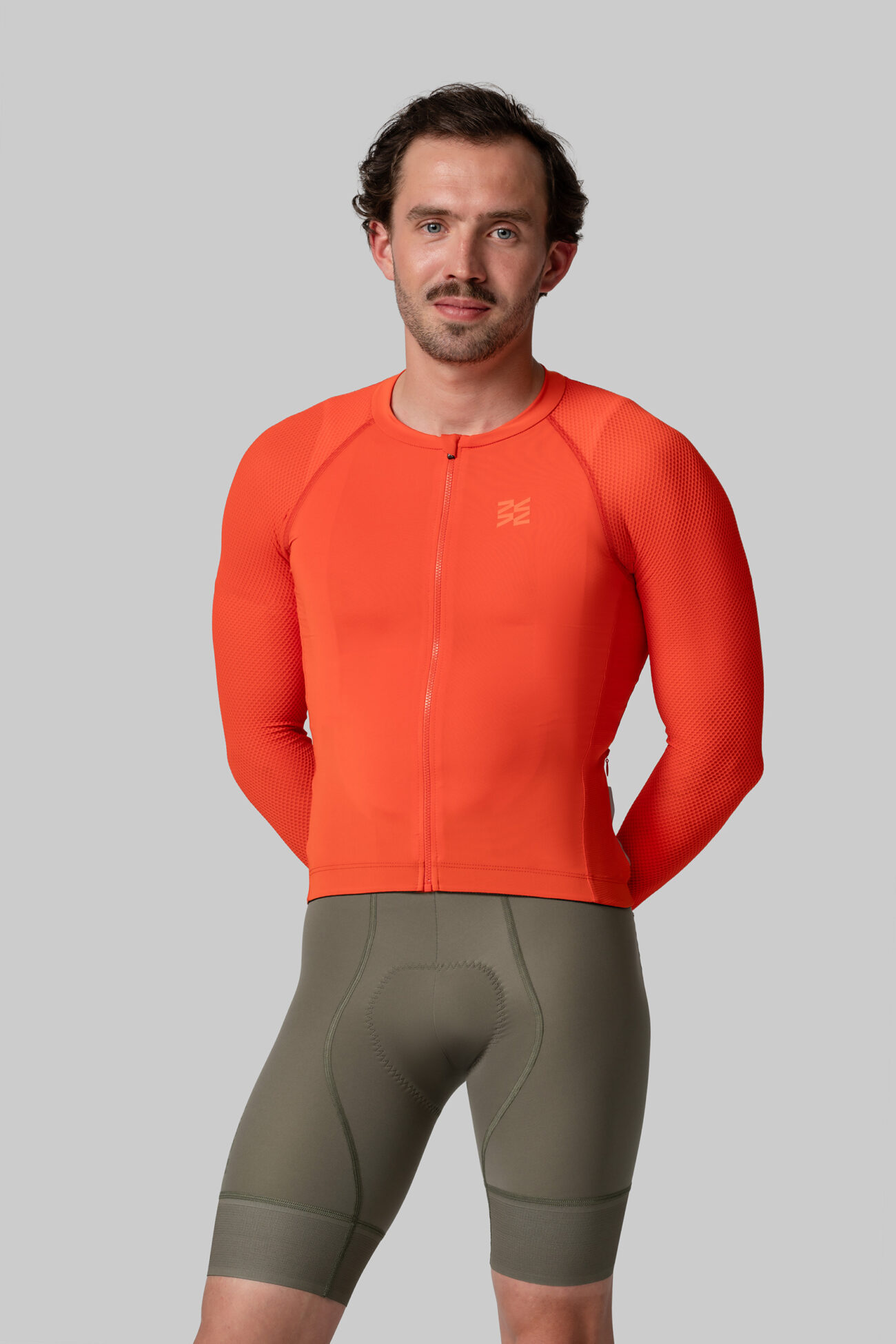 Мужская Джерси с Длинным Рукавом Evolve Spicy Orange